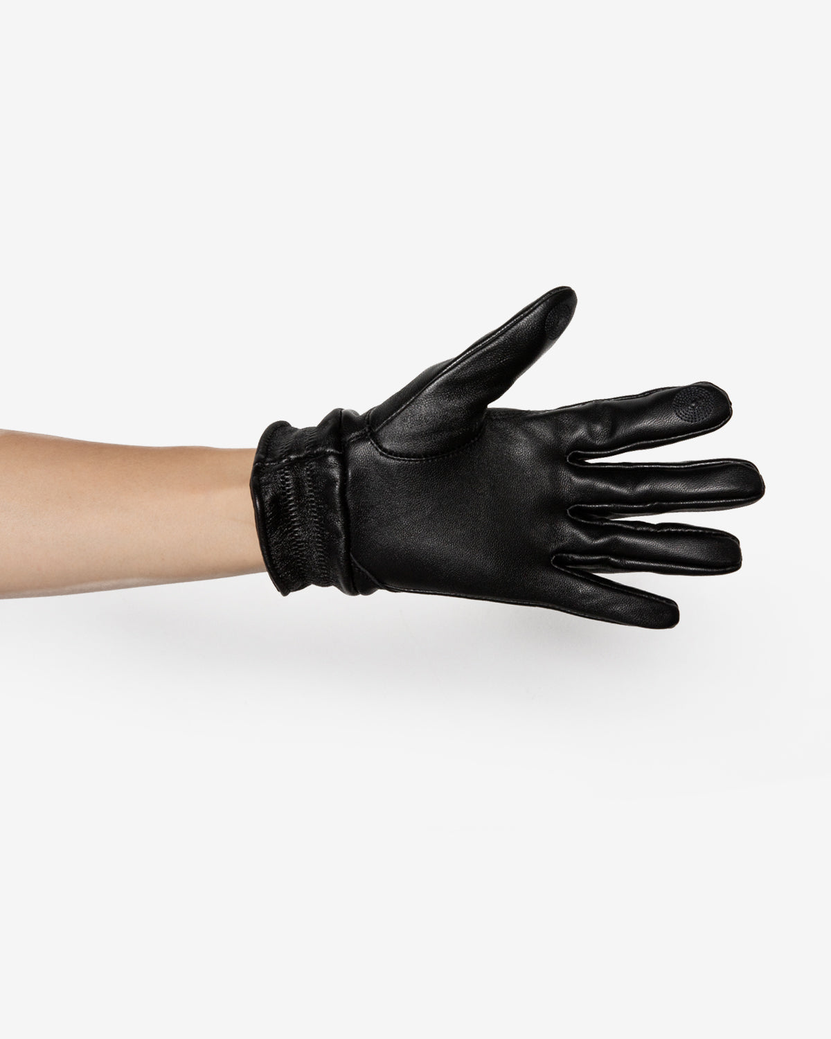 EP.8 01 Leather Gloves in Black