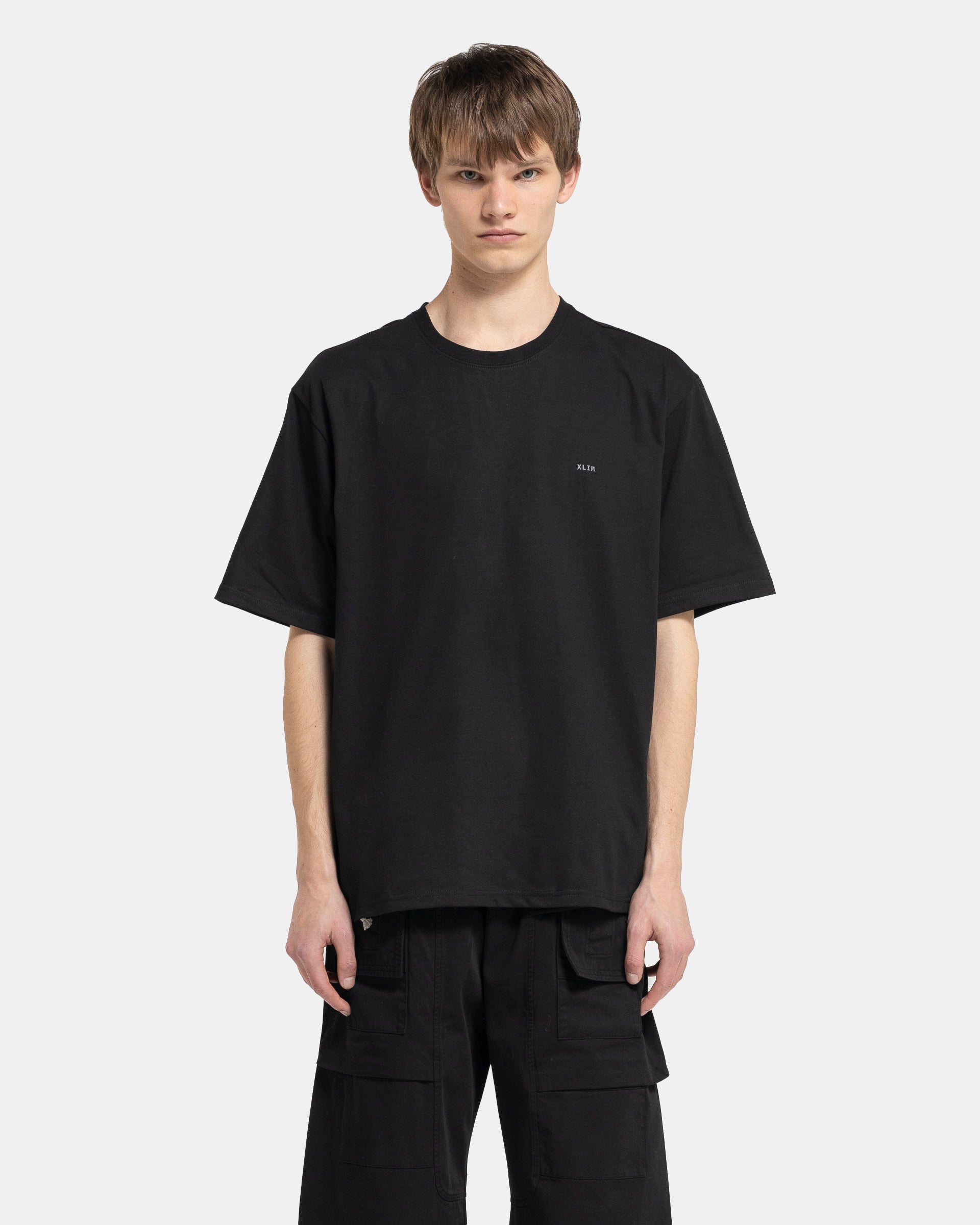 01 Panelled T-Shirt in Black