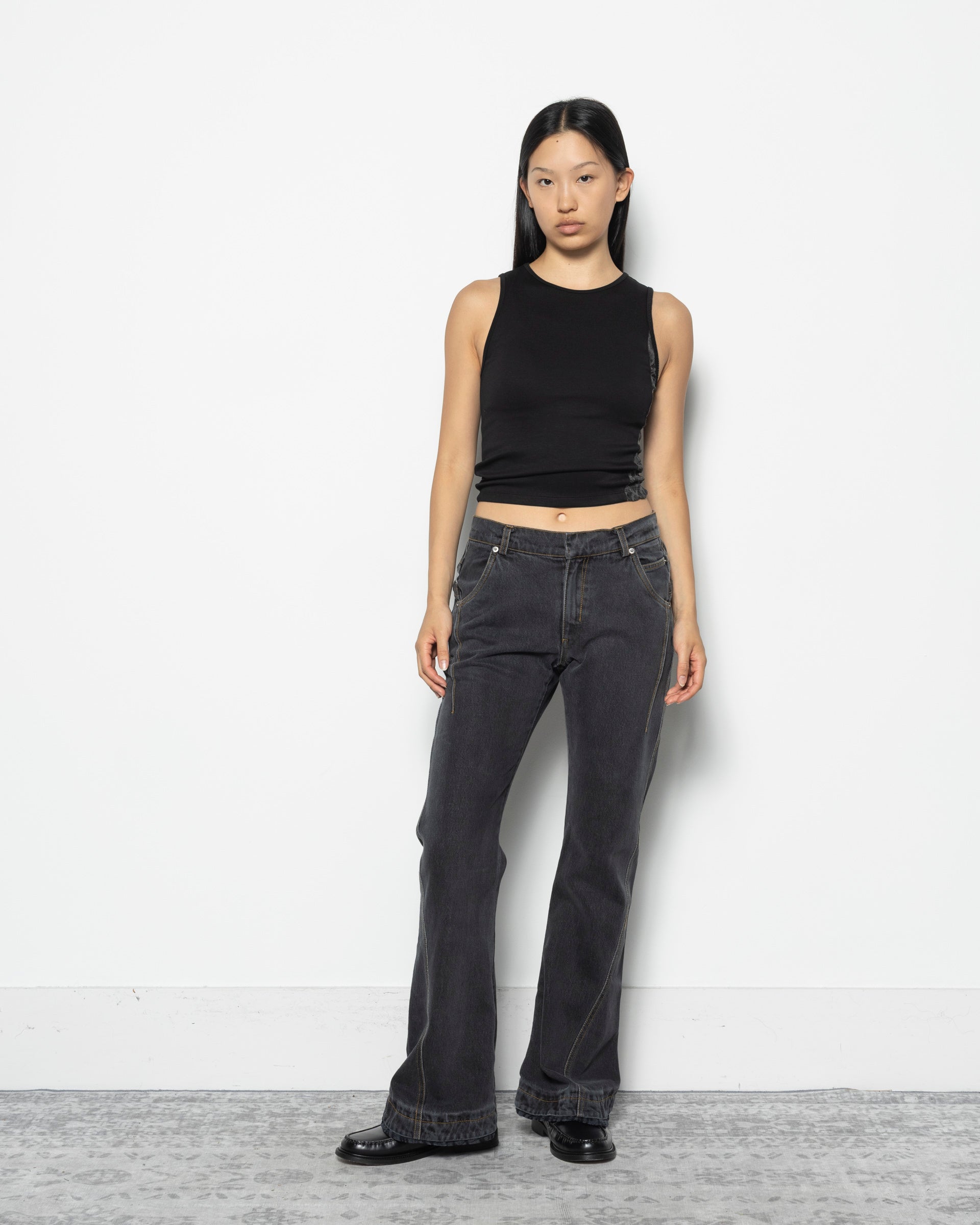 01 Denim Trousers in Charcoal