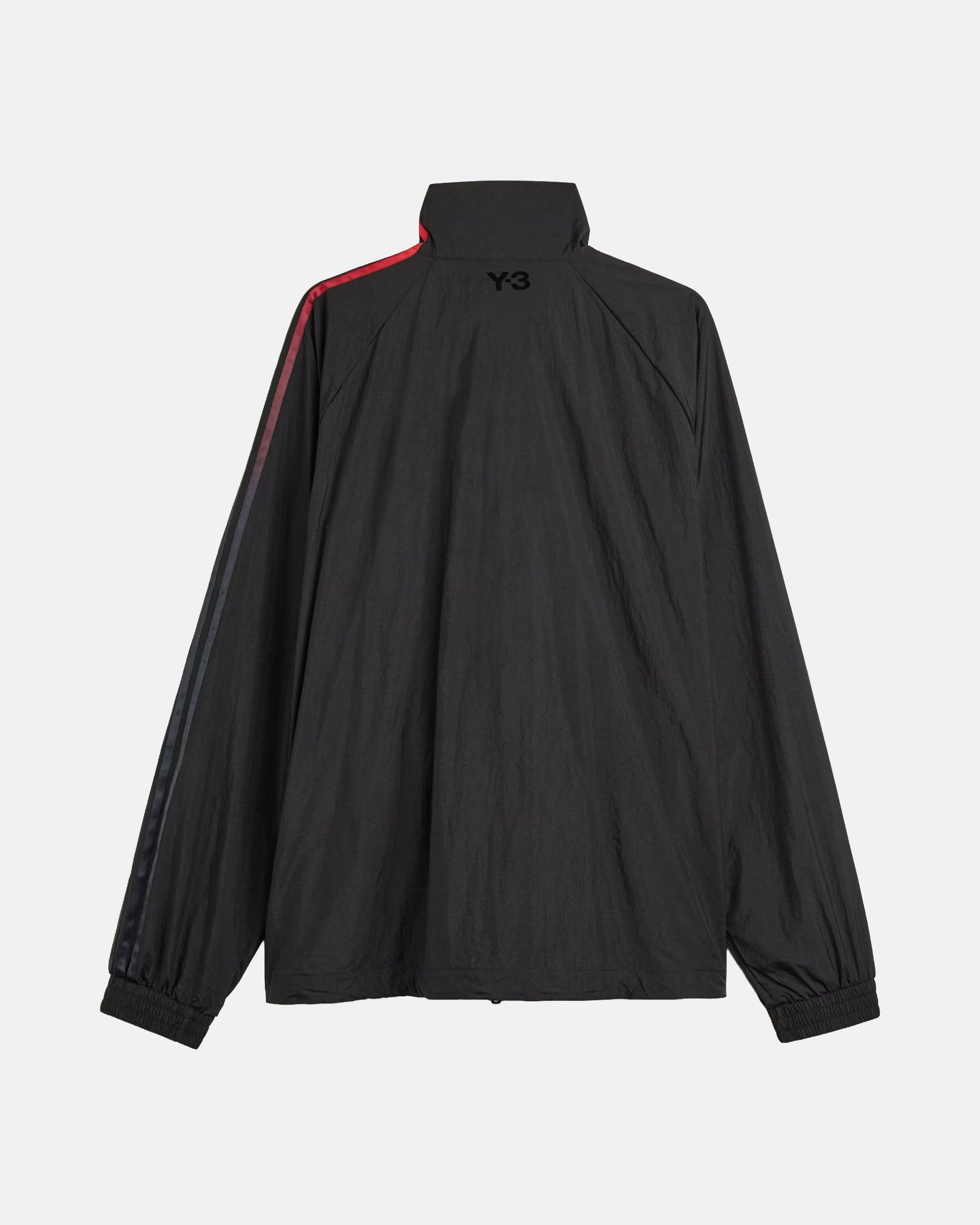 Y-3 Gradient 3-Stripes Nylon Track Jacket in Black
