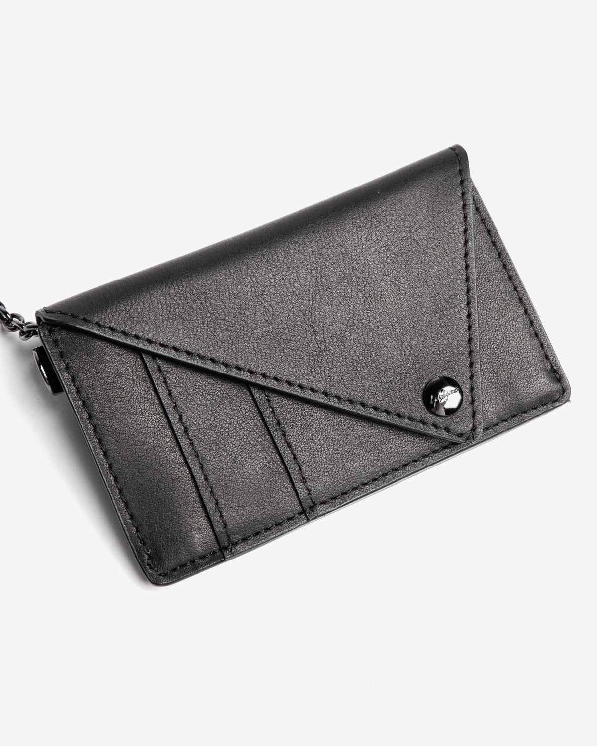 Triangle Flap Case in Black