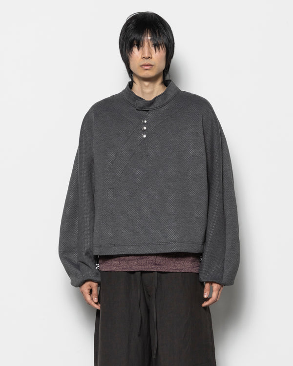 Asymmetrical Riding Jacket in Grey