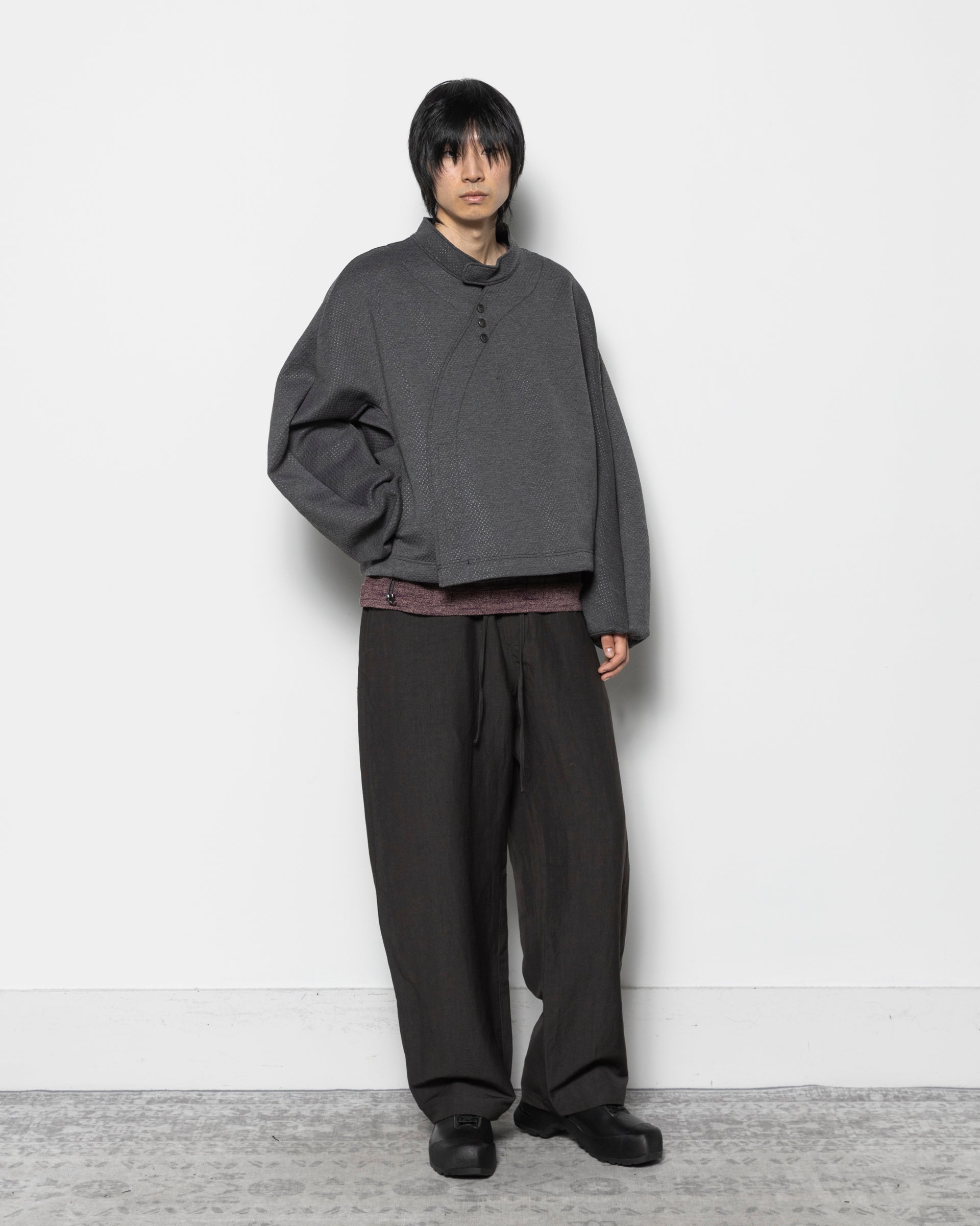 Asymmetrical Riding Jacket in Grey