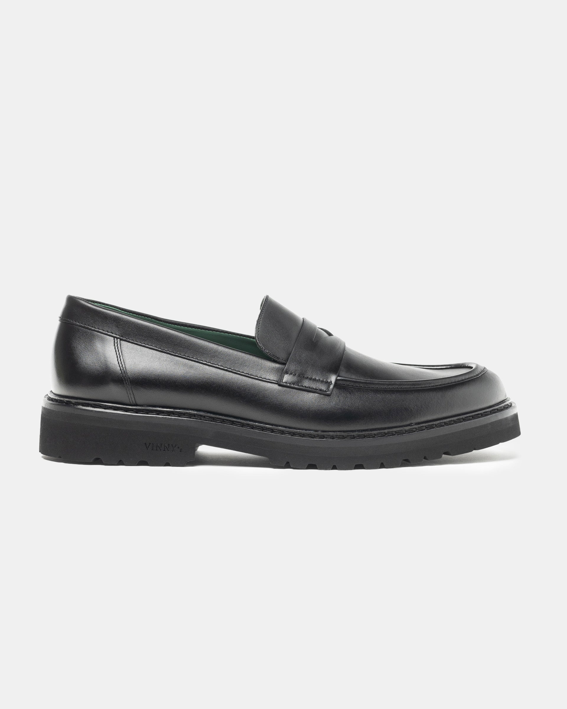 Richee Penny Loafer in Black
