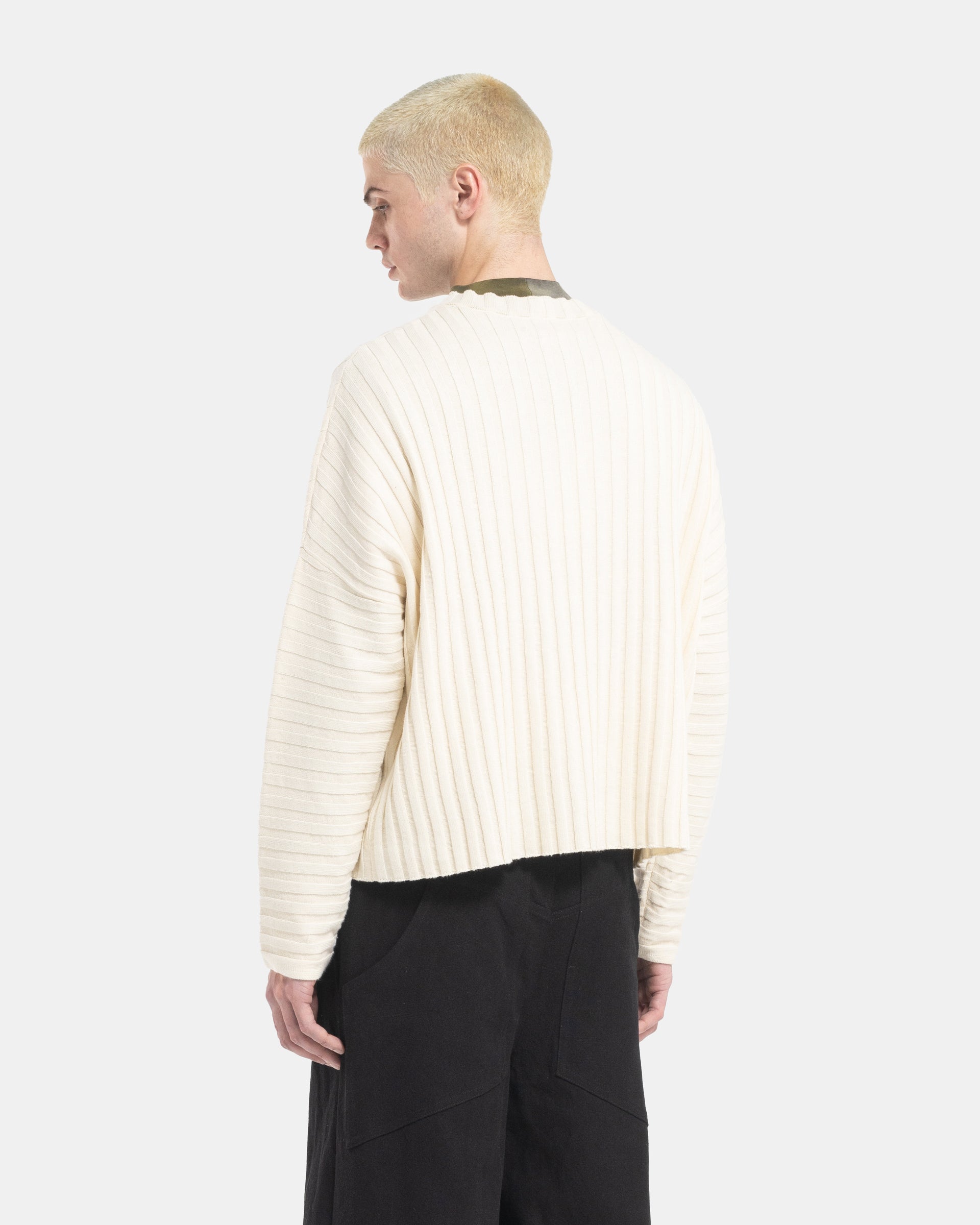 Keyboard Sweater in Porcelain