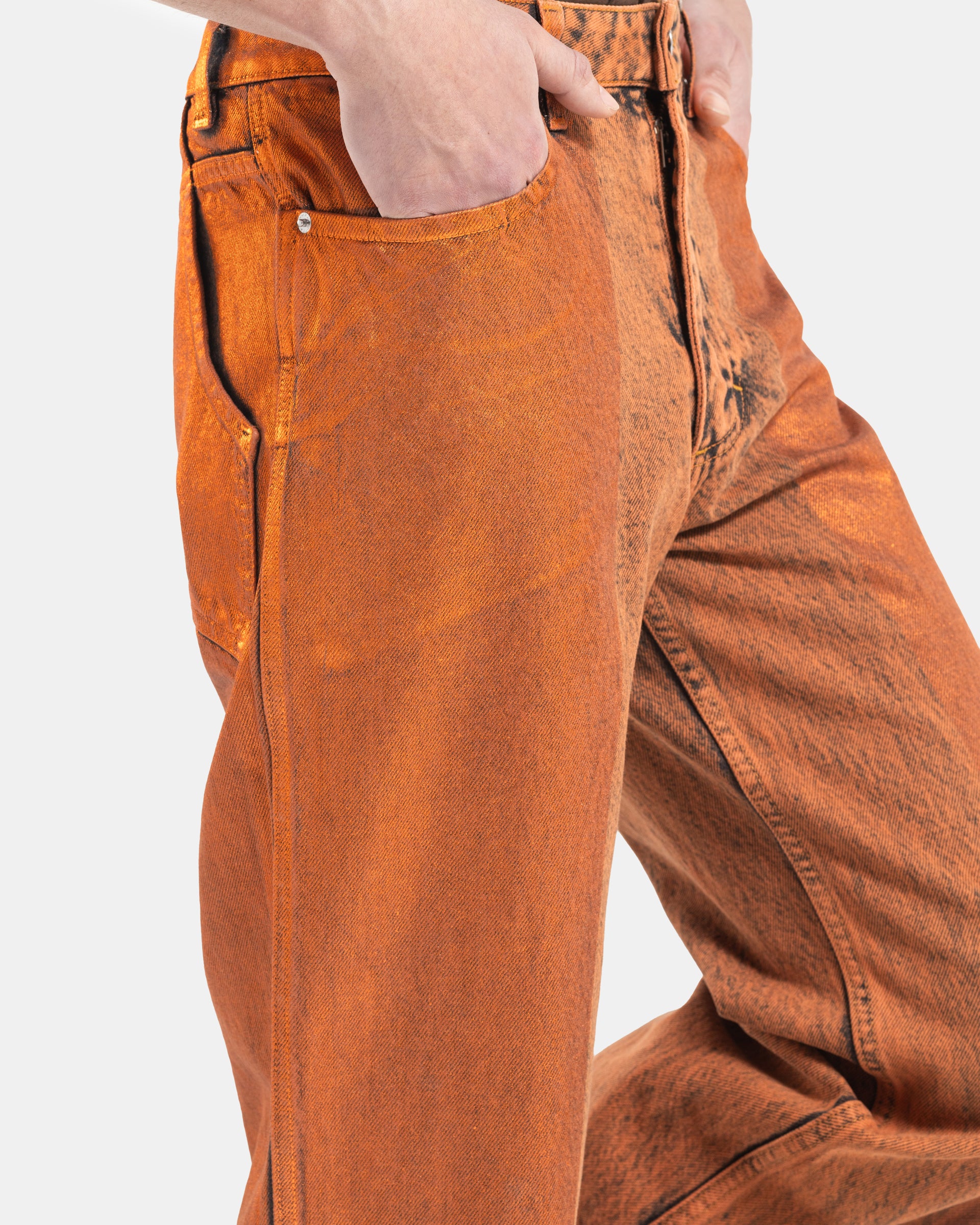 Wide Leg Jean in Copper