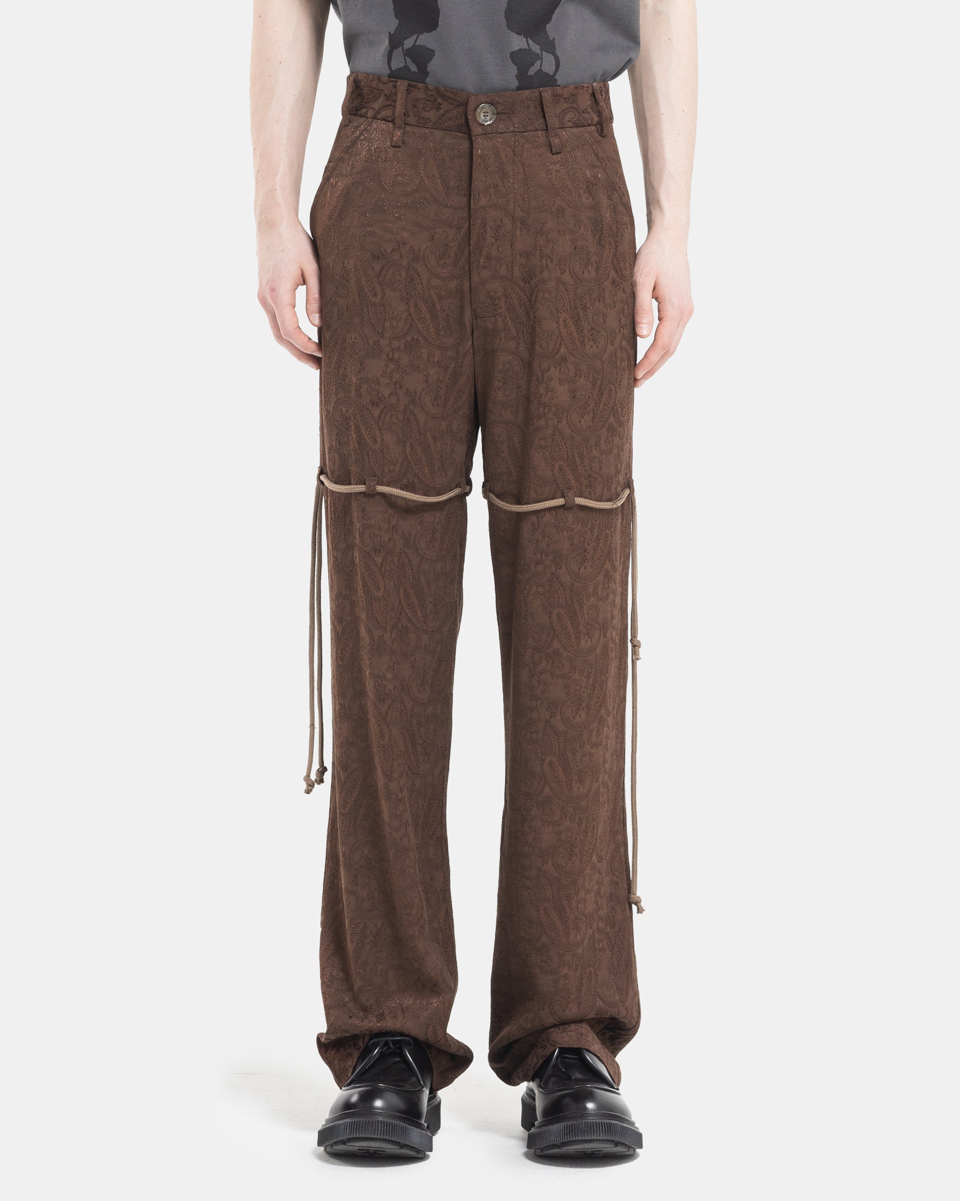 Song For The Mute Dress Pant in Brown