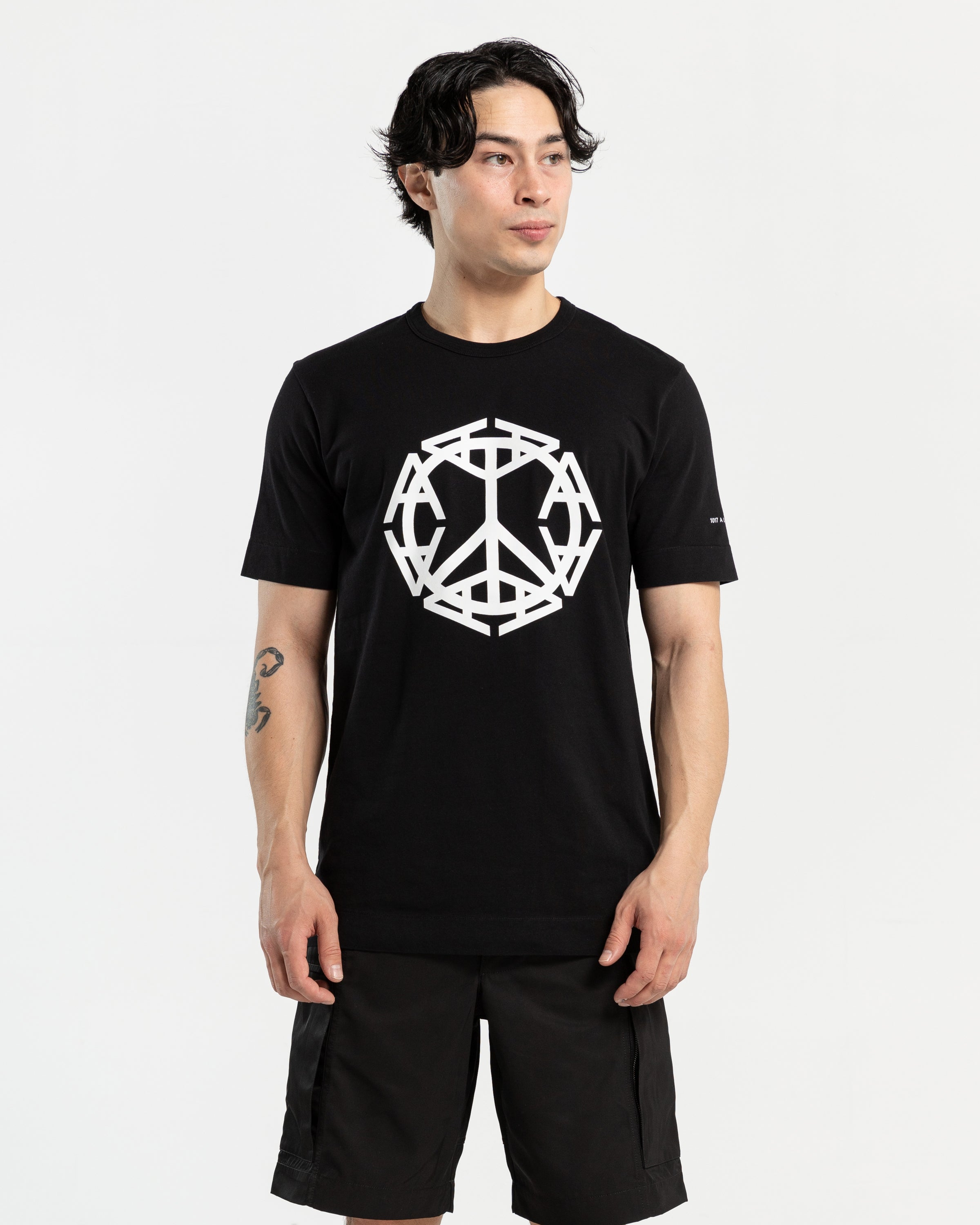 Peace Sign T-Shirt in Black