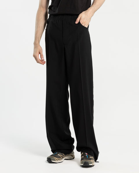 Side-Zip Straight Leg Pants - Shimmer Woven