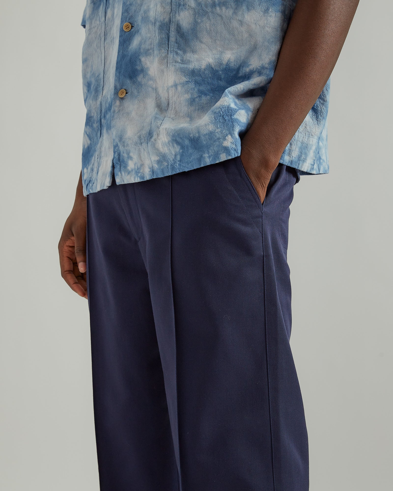 Nicholas Daley 70's Trousers in Navy