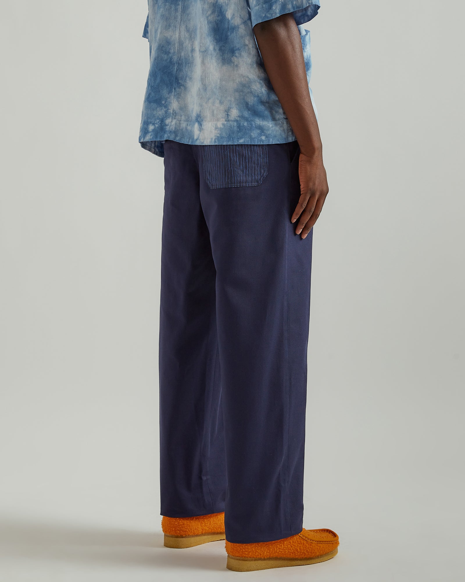 Nicholas Daley 70's Trousers in Navy