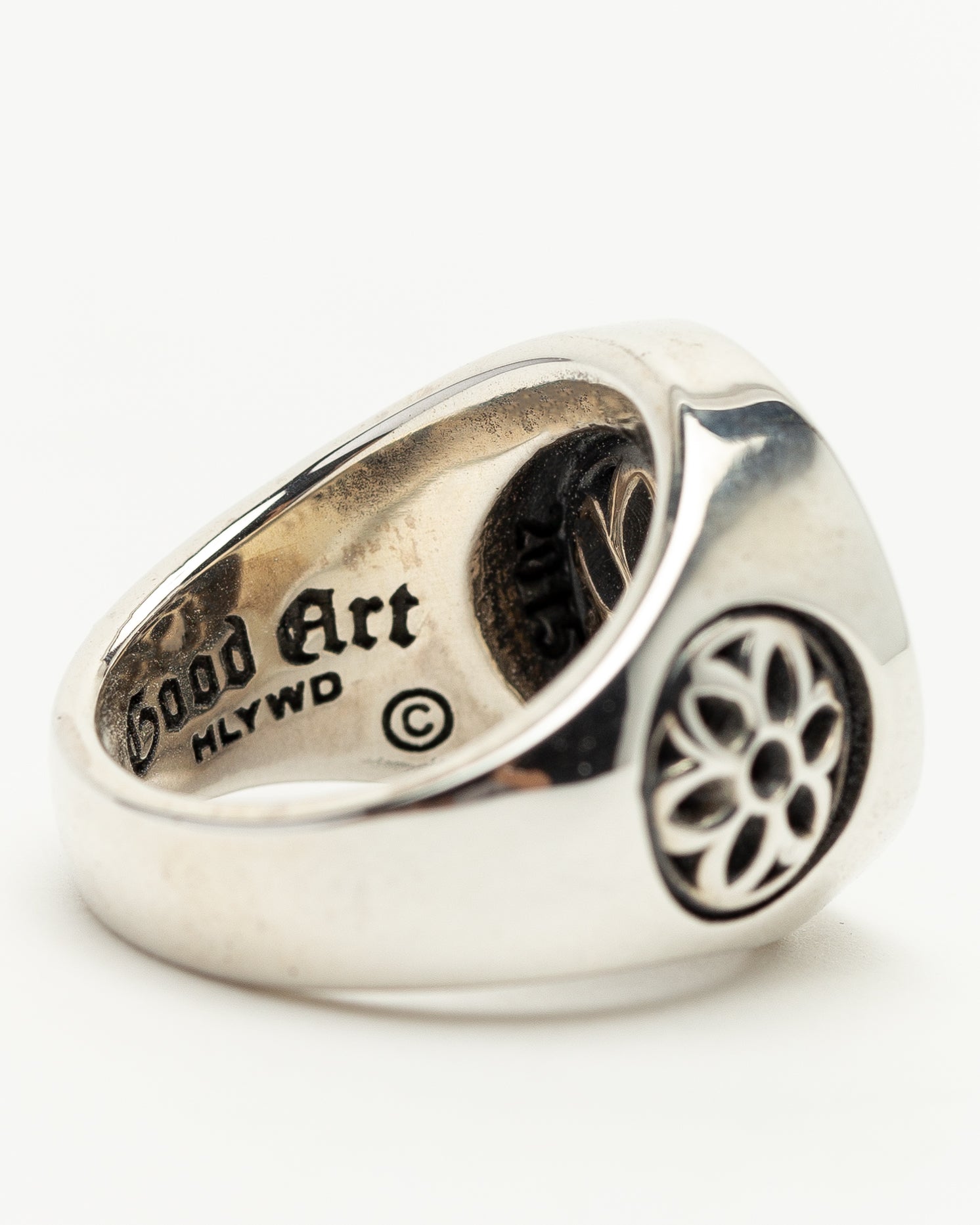 Good Art HLYWD Club Ring, Medium, Sterling