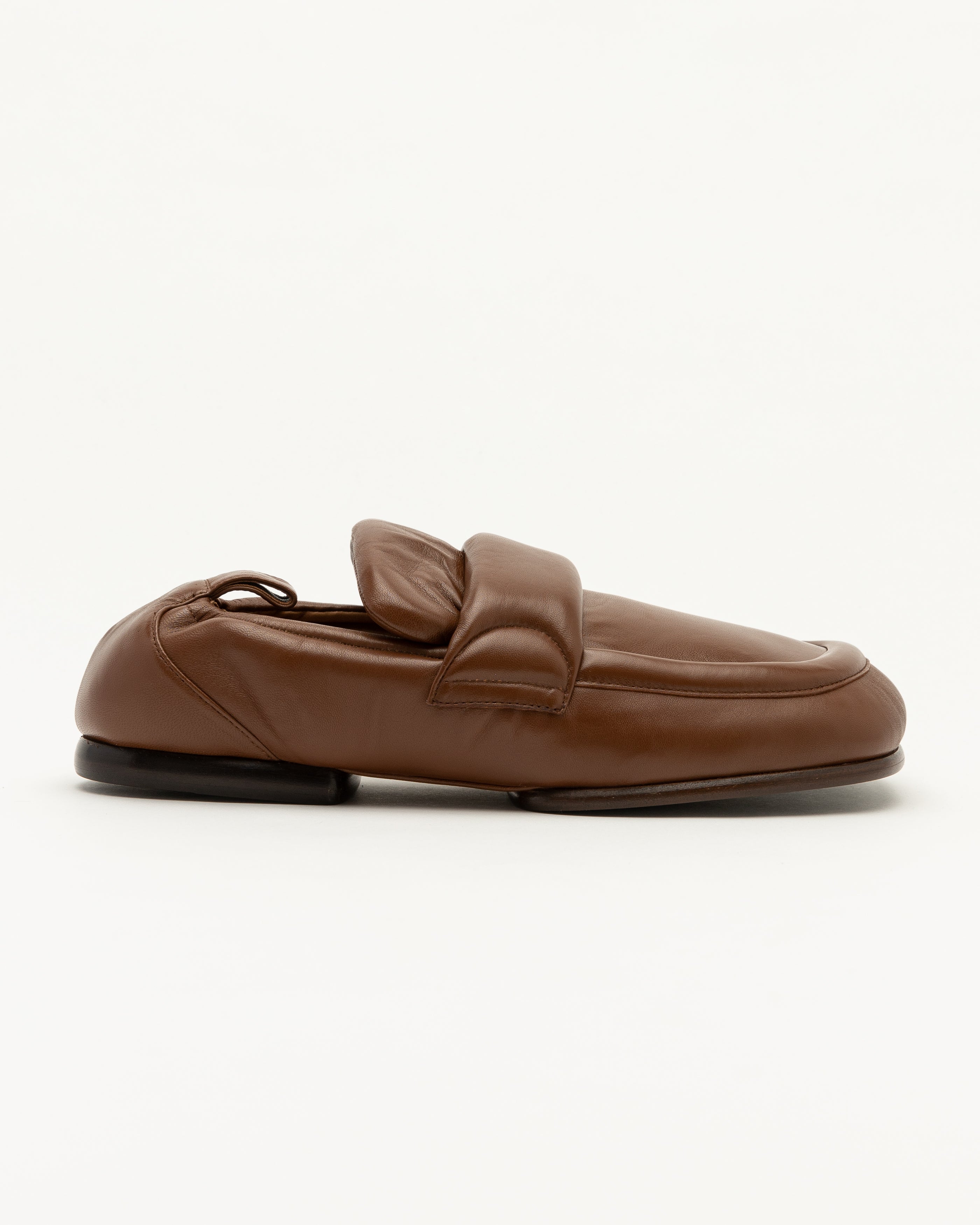Padded Loafers in Tan