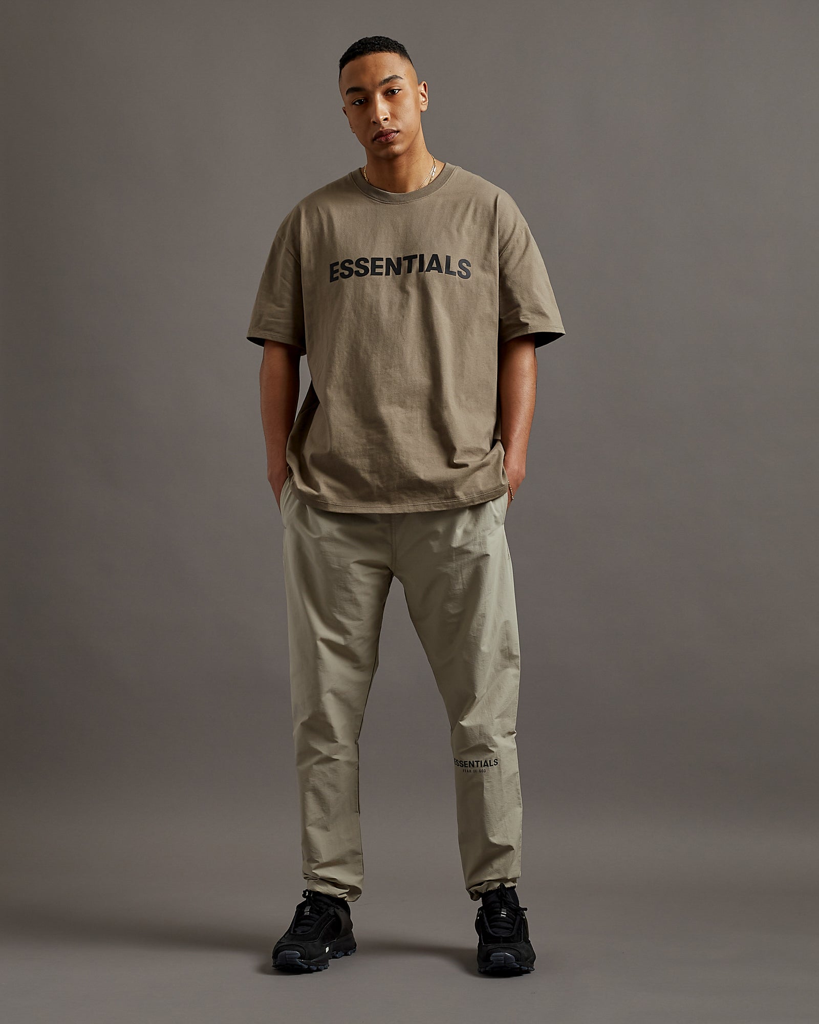 Track Pants in Olive