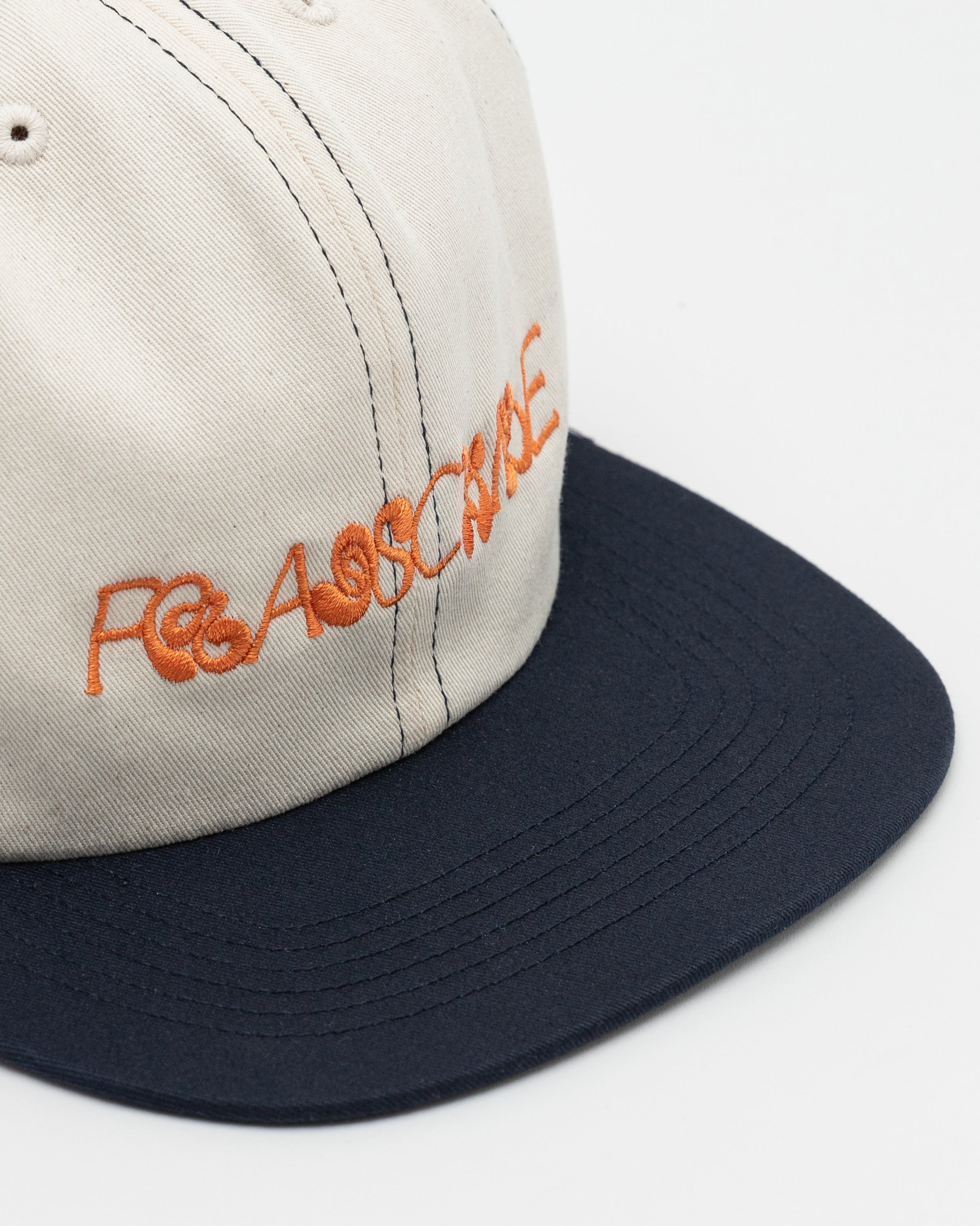 Permanent Vacation Twill Six Panel Hat in Natural