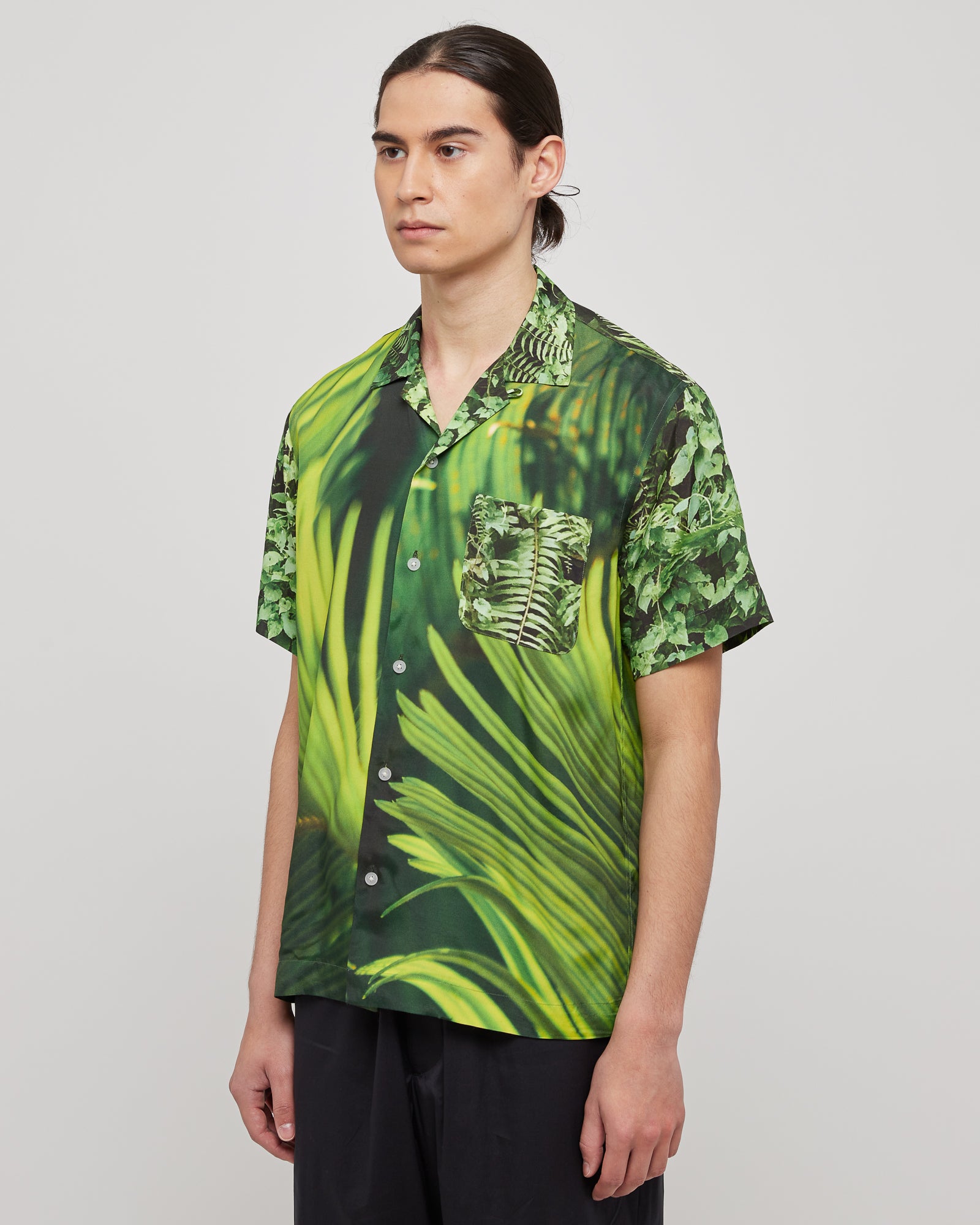 Camp Shirt in Leaves