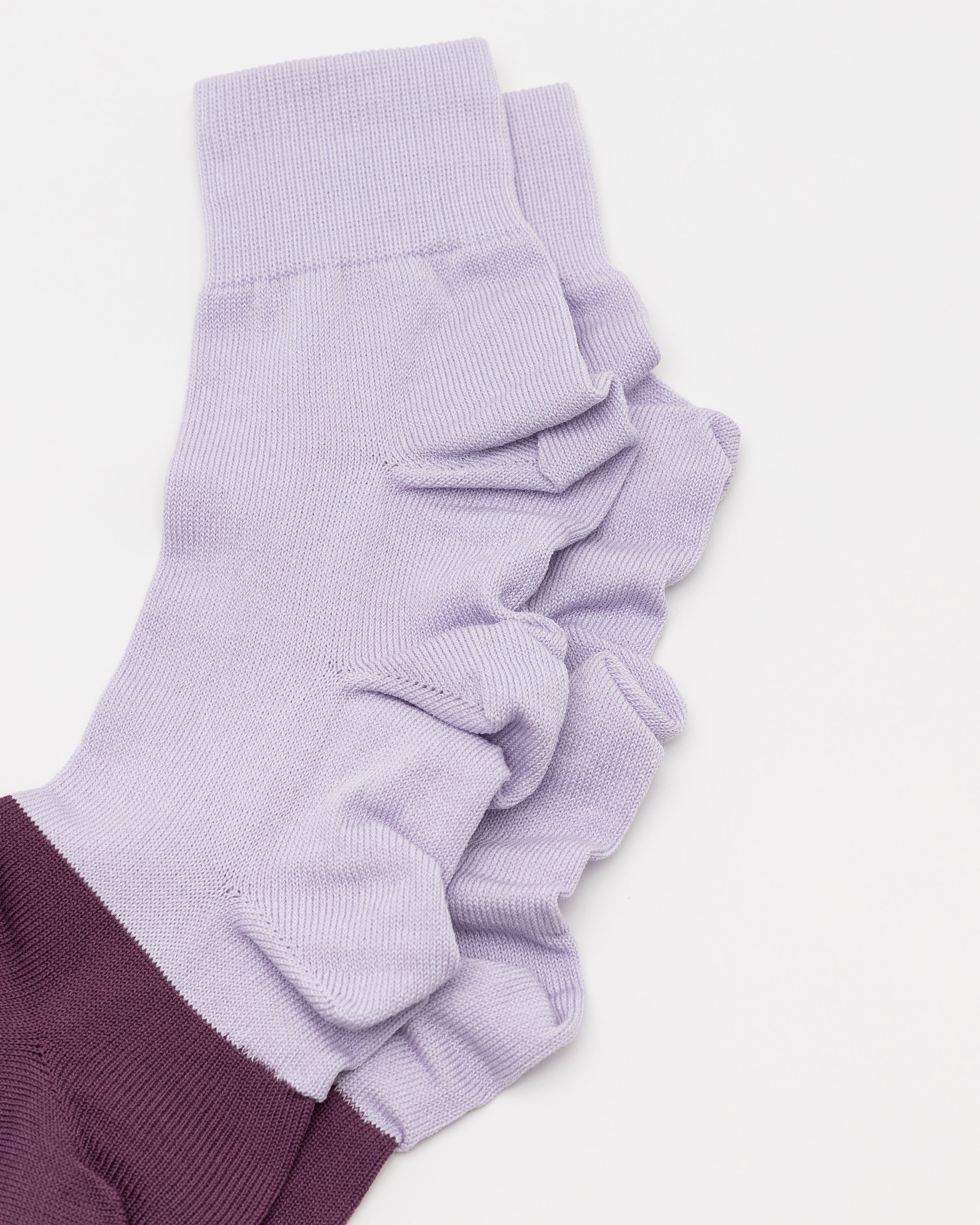 Flower Socks in Purple