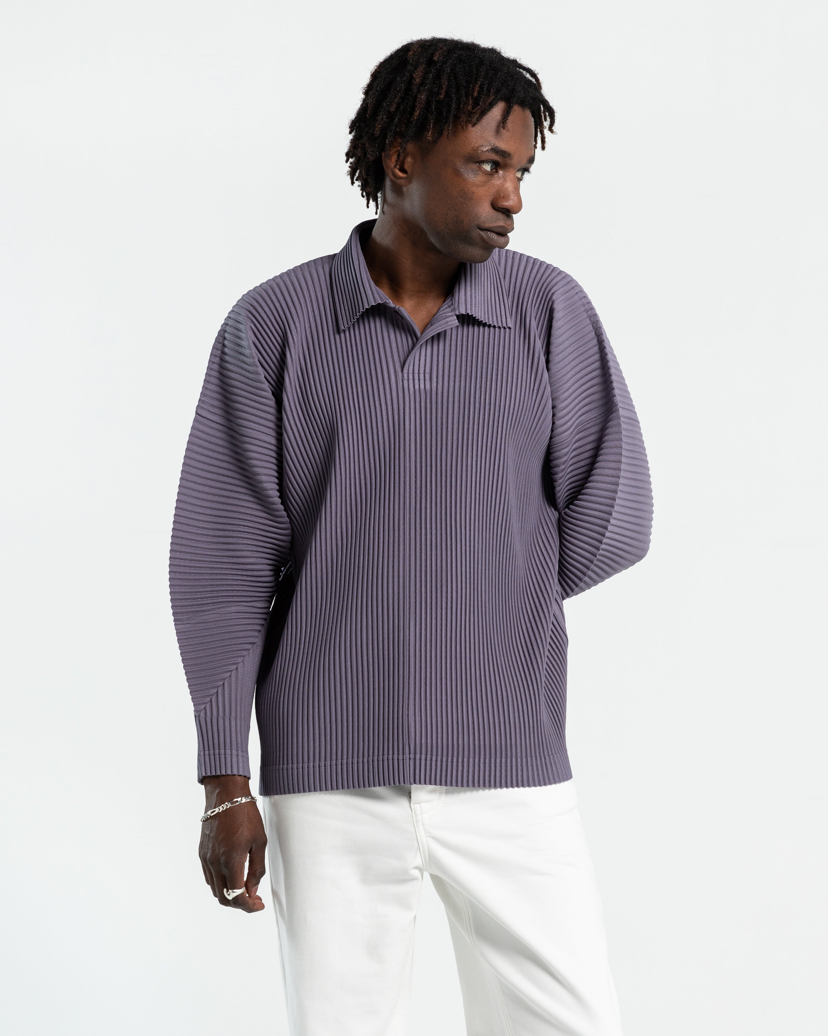 MC February Shirt in Purple Grey