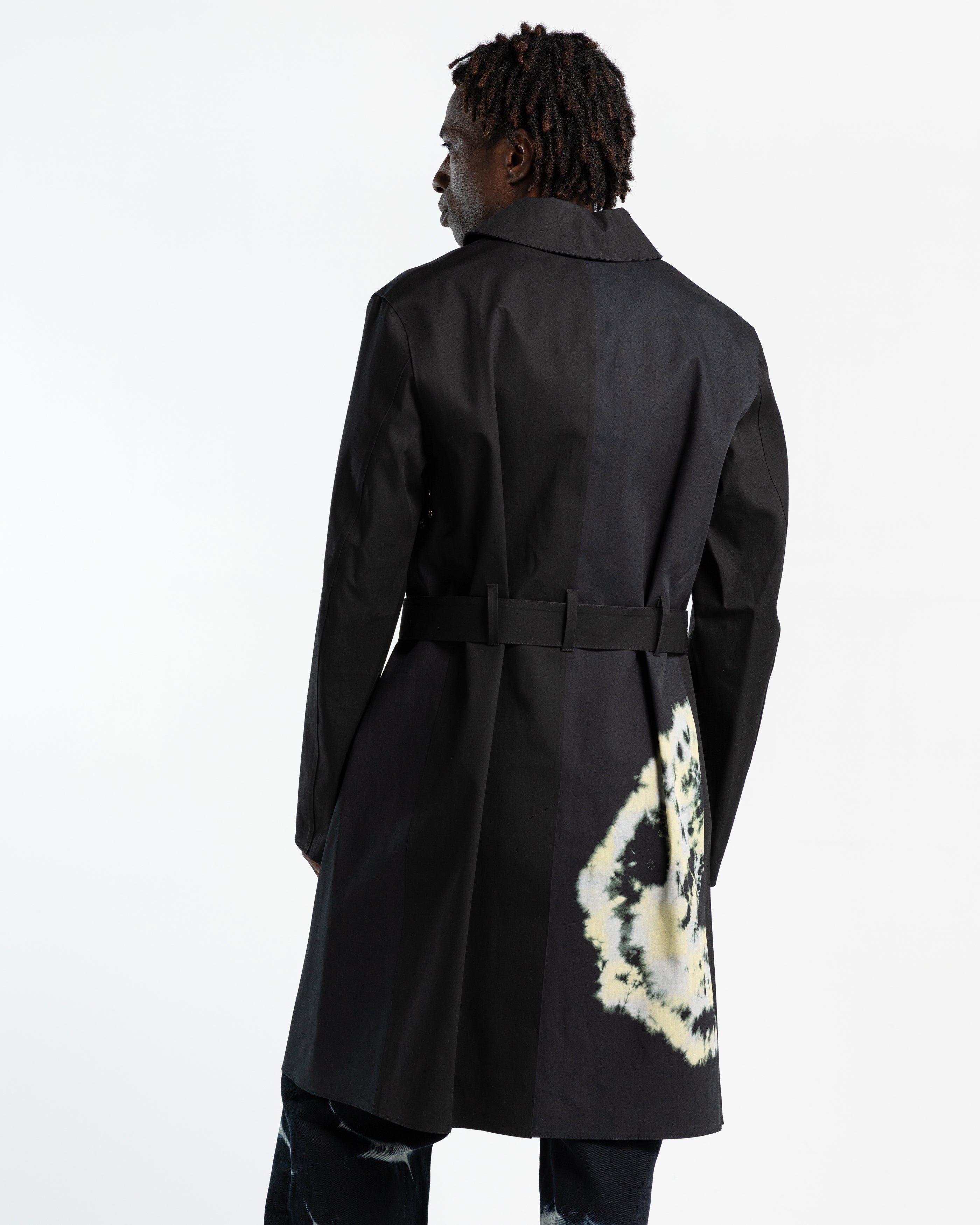 John Elliott x Mackintosh Spring Coat in Black