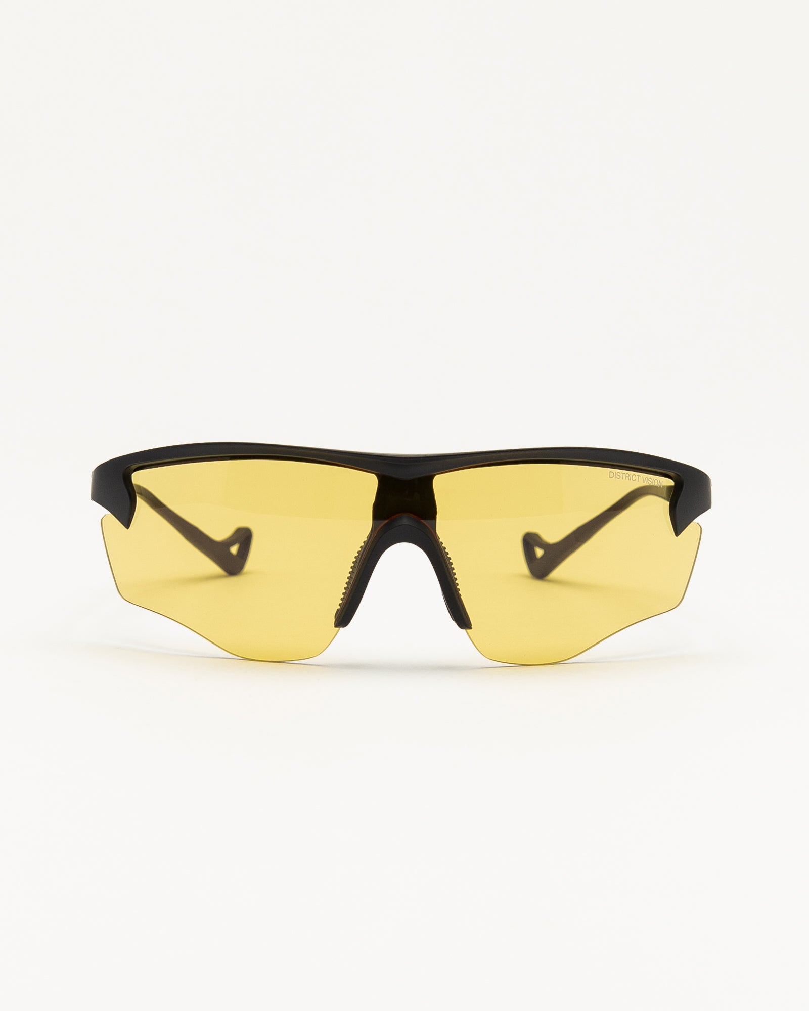Junya Racer Sunglasses in Black/Yellow