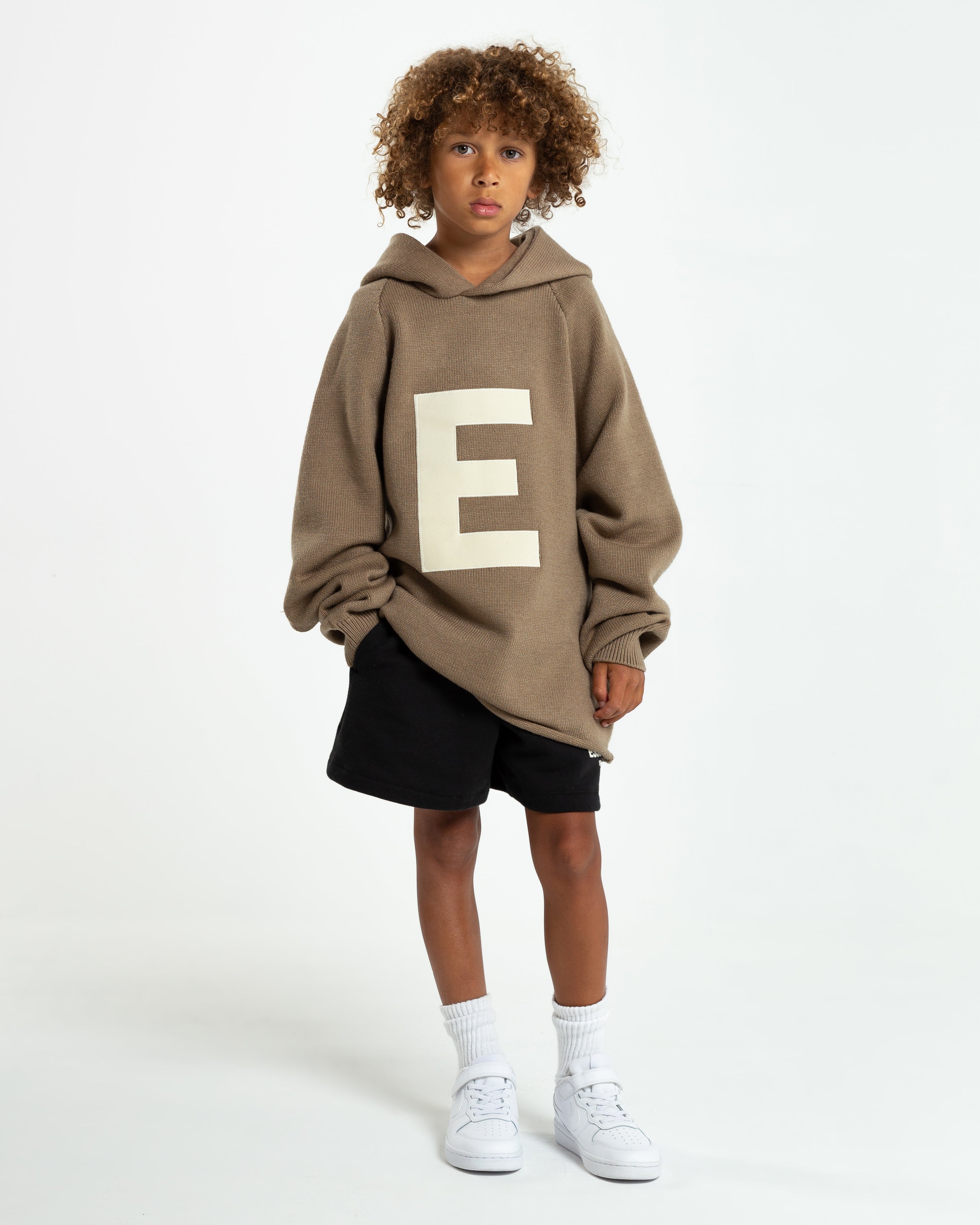 Kids Tan Fleece Sweatshirt by Fear of God ESSENTIALS on Sale