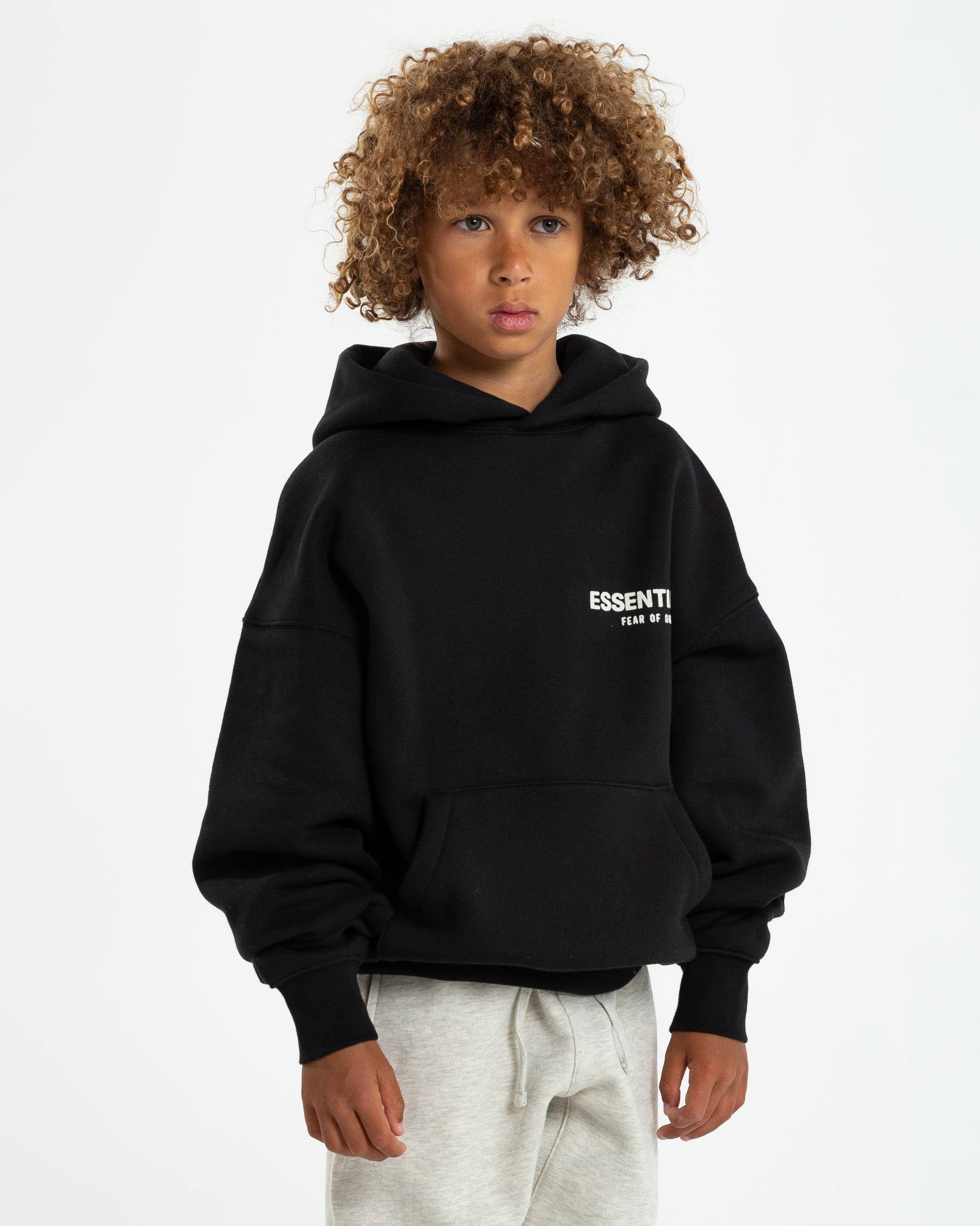 Kids' Core Collection Hoodie in Black