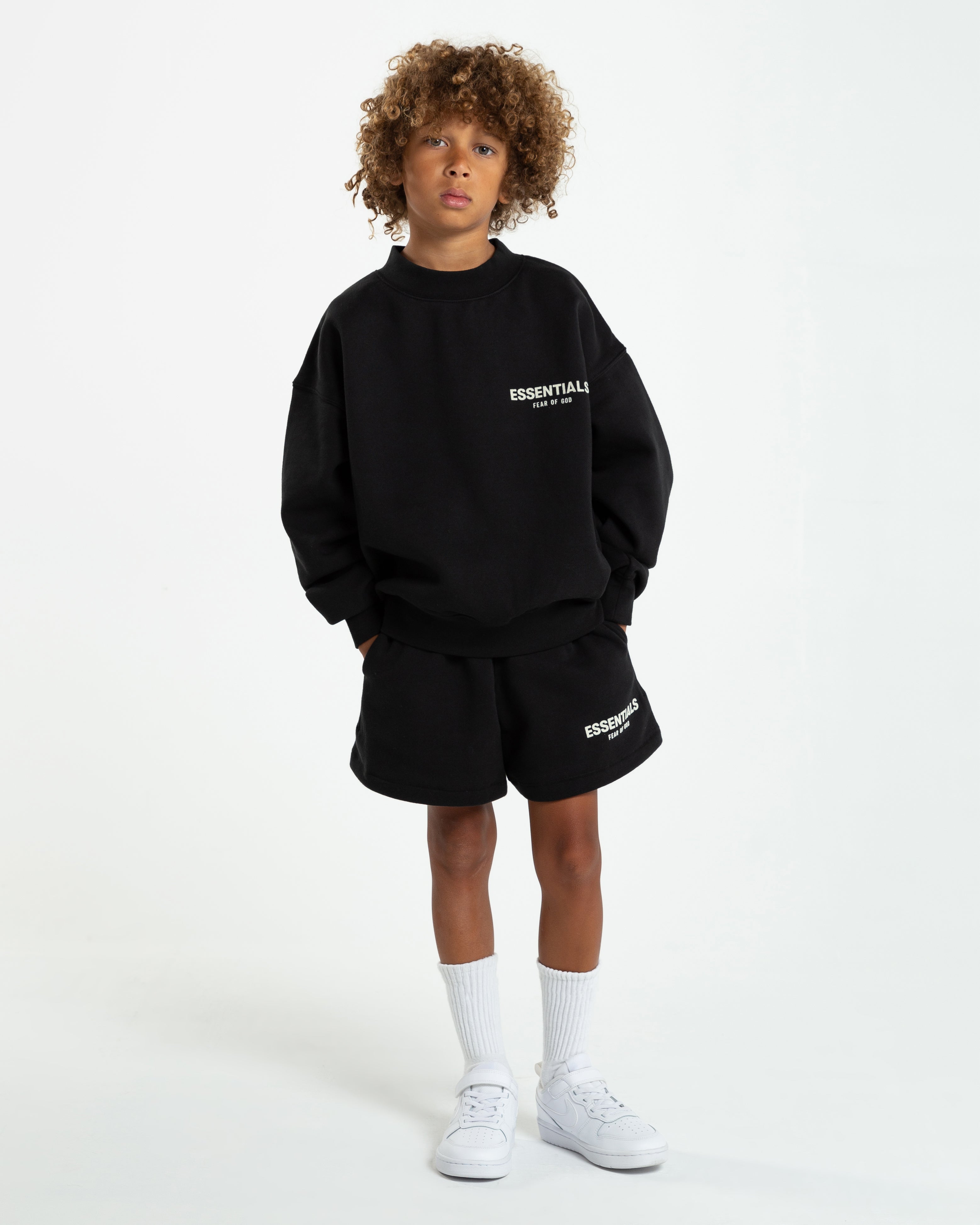 Kids' Core Collection Sweatshort in Black