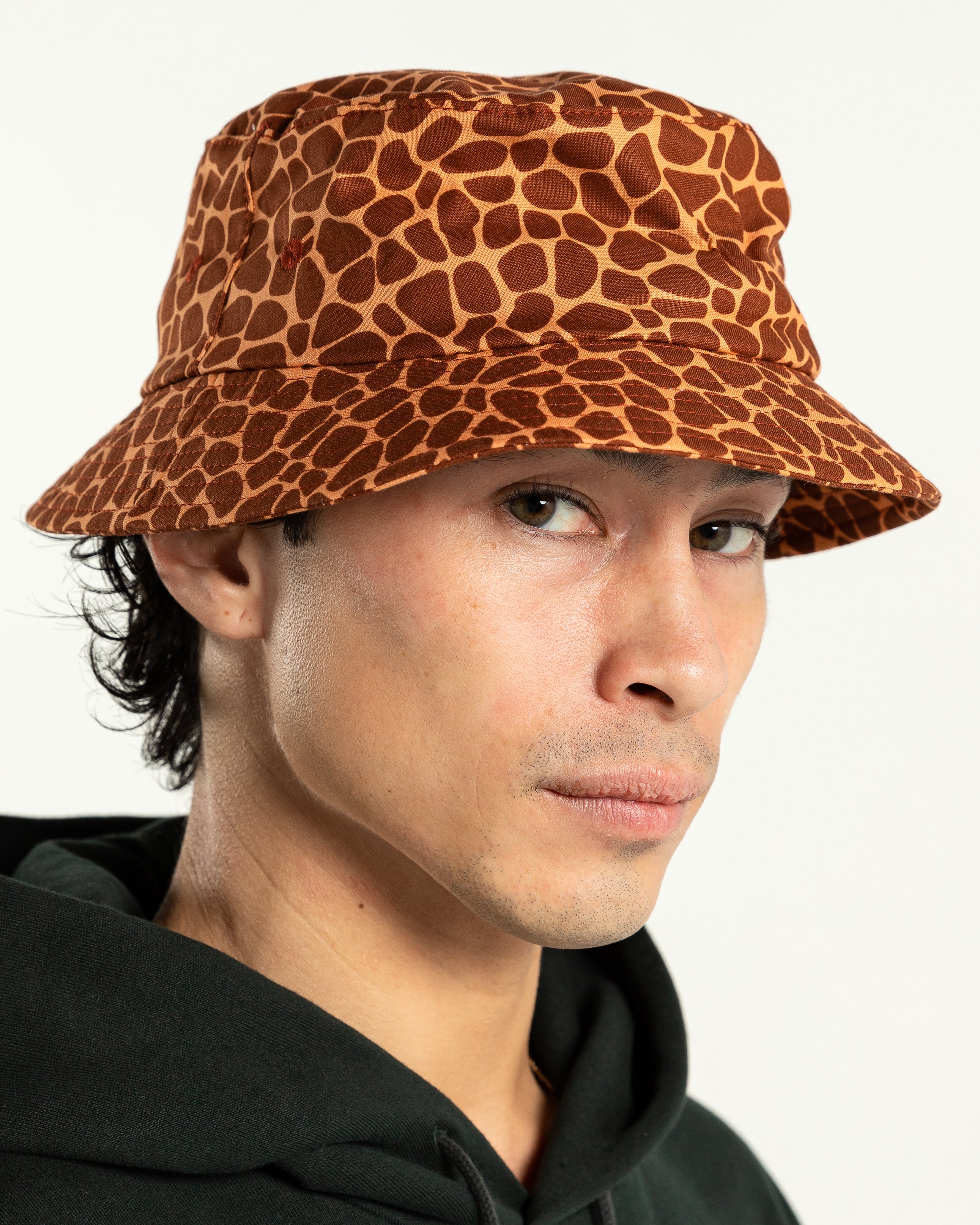 Bucket Hat in Giraffe