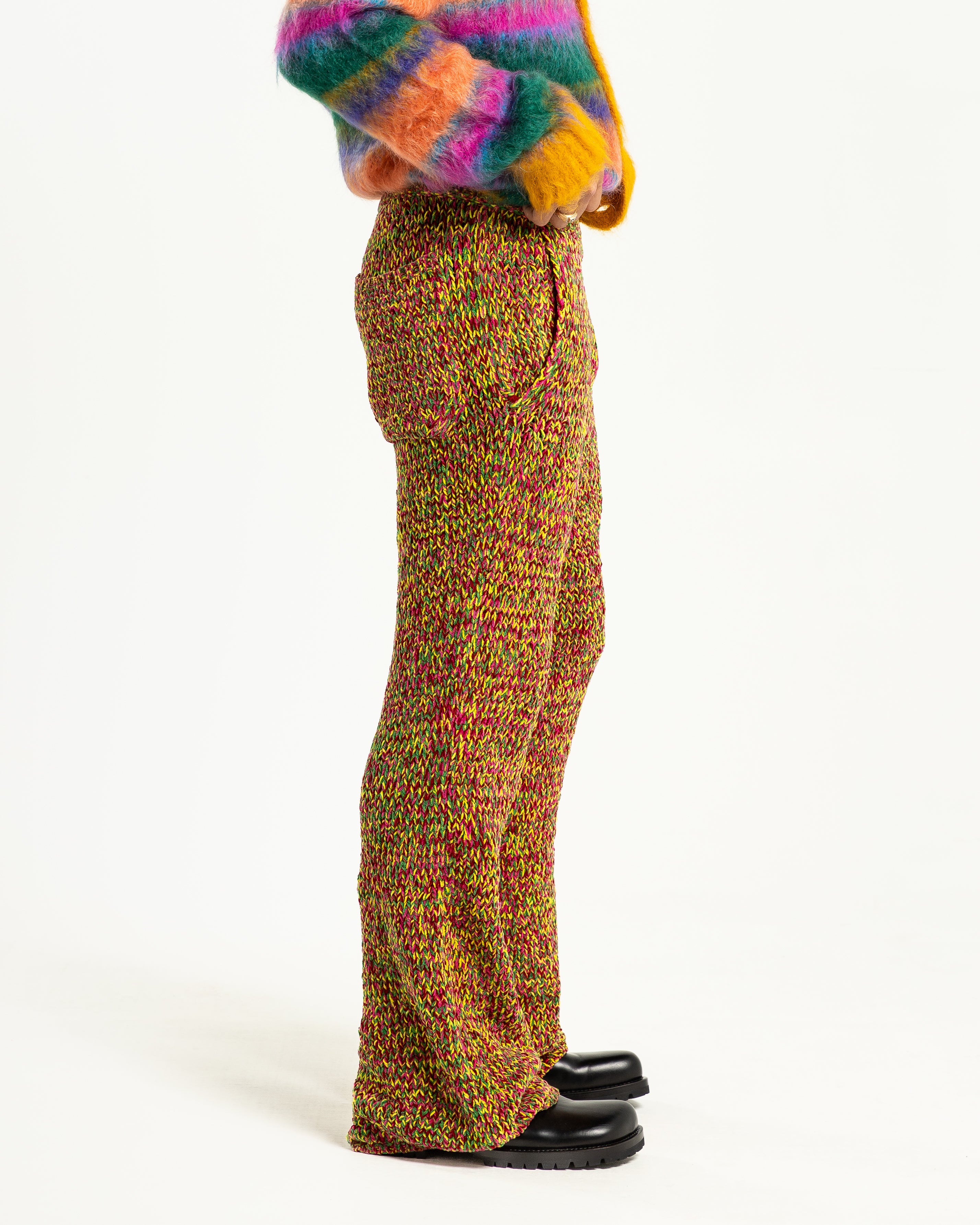 Rainbow Knit Pants