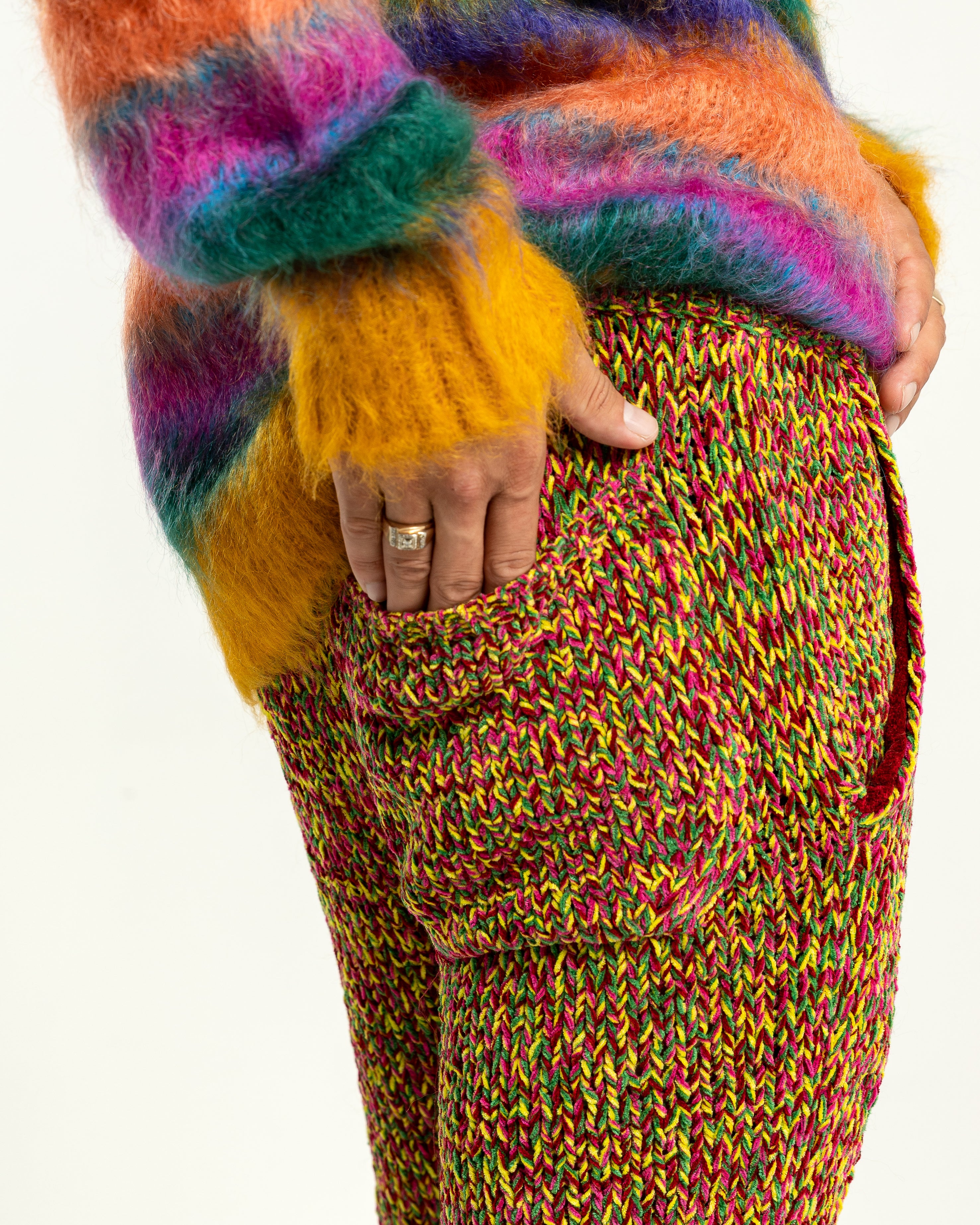 Knit Lounge Pant in Multi