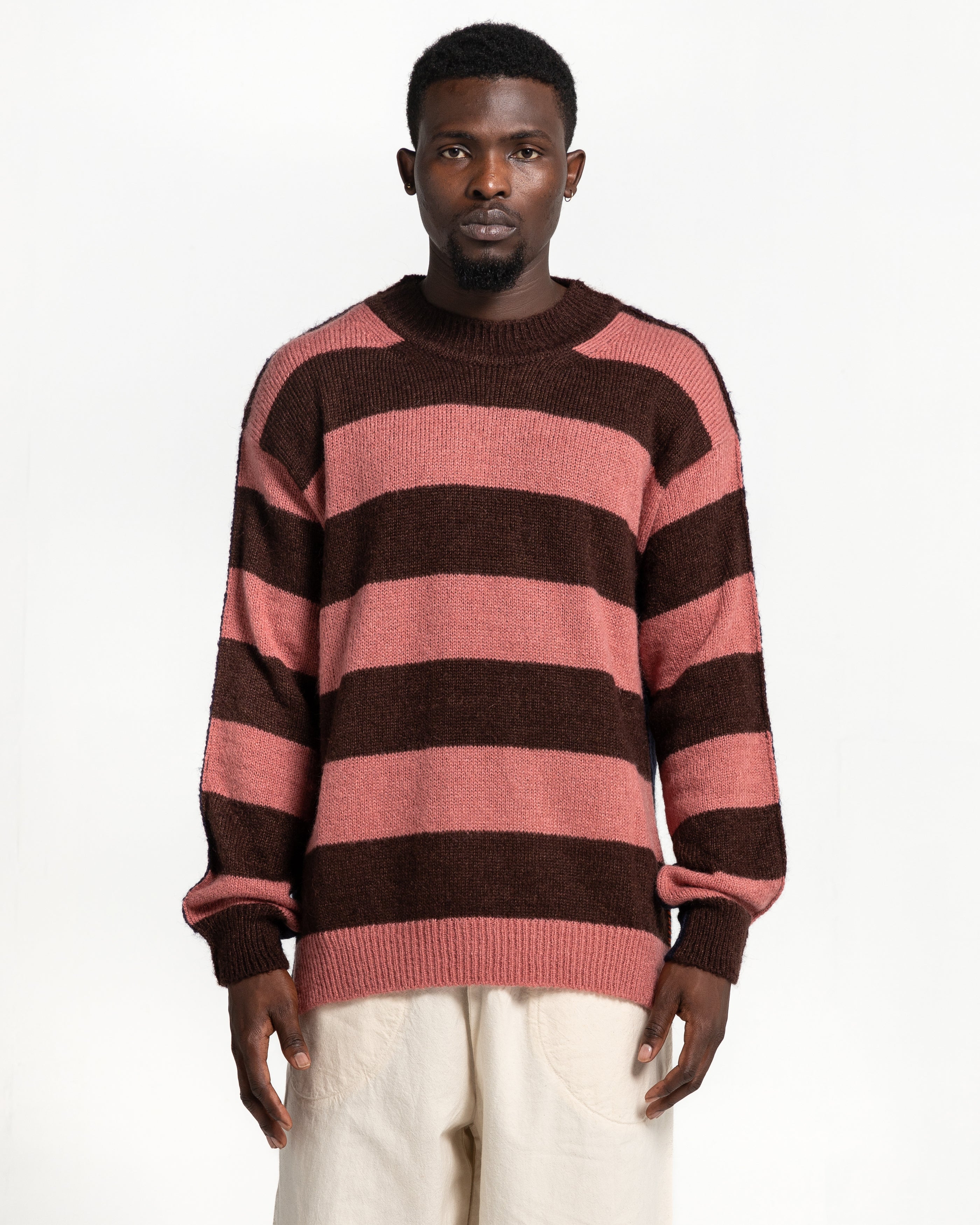 stripes for creative MOHAIR CREW NECK XL - ニット/セーター