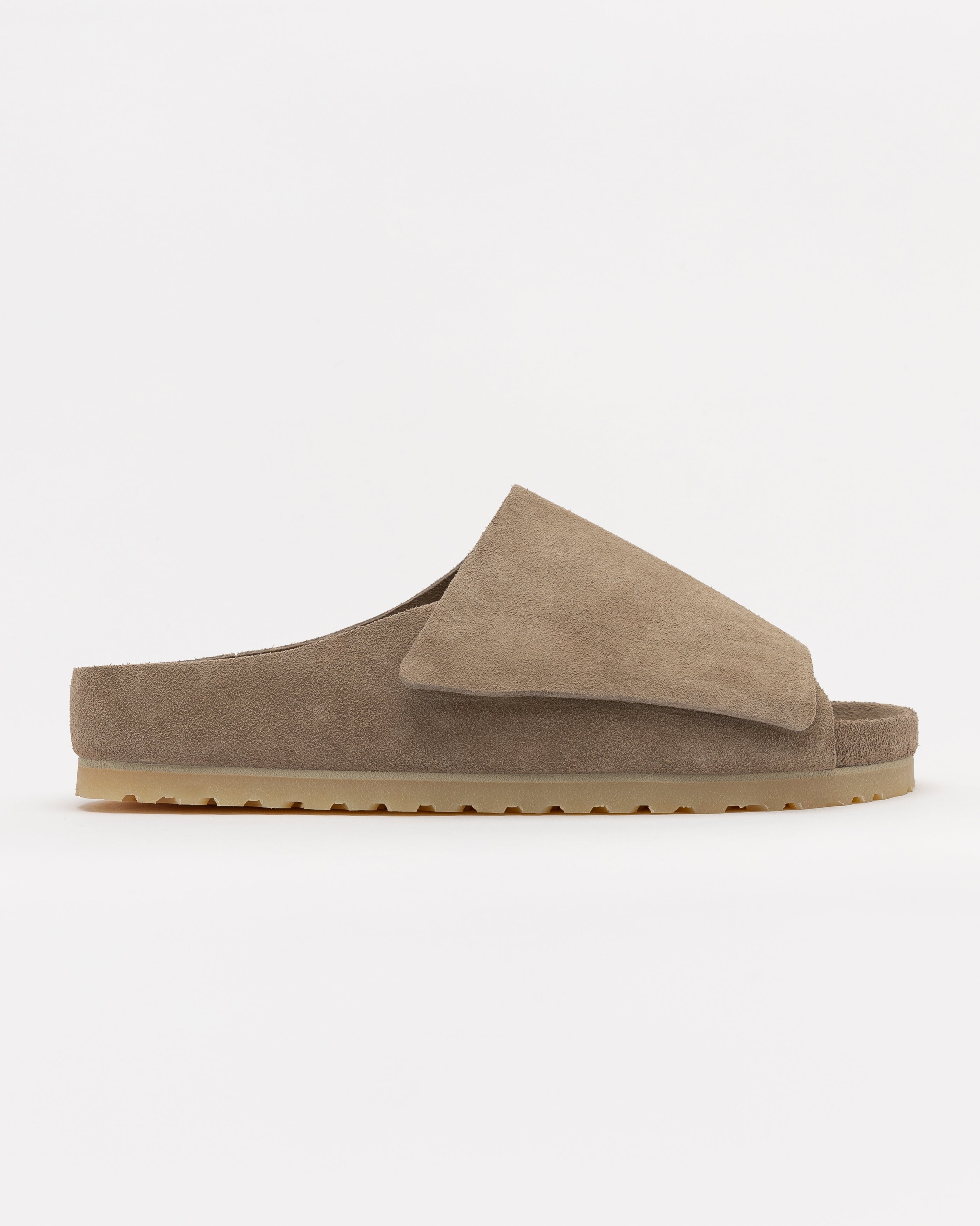 Birkenstock x Fear of God Los Feliz in Taupe Suede