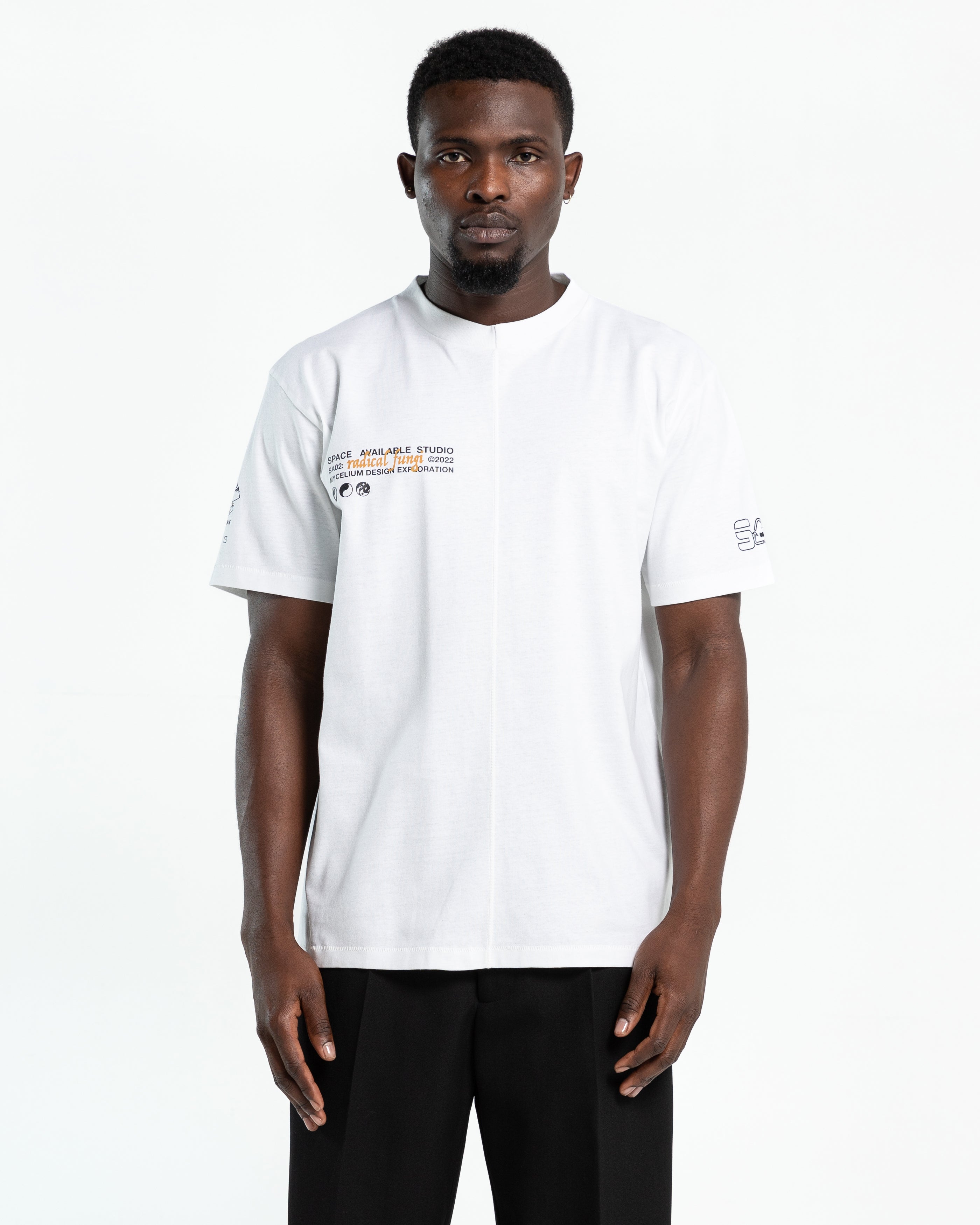 Upcycled Case Study T-Shirt in White