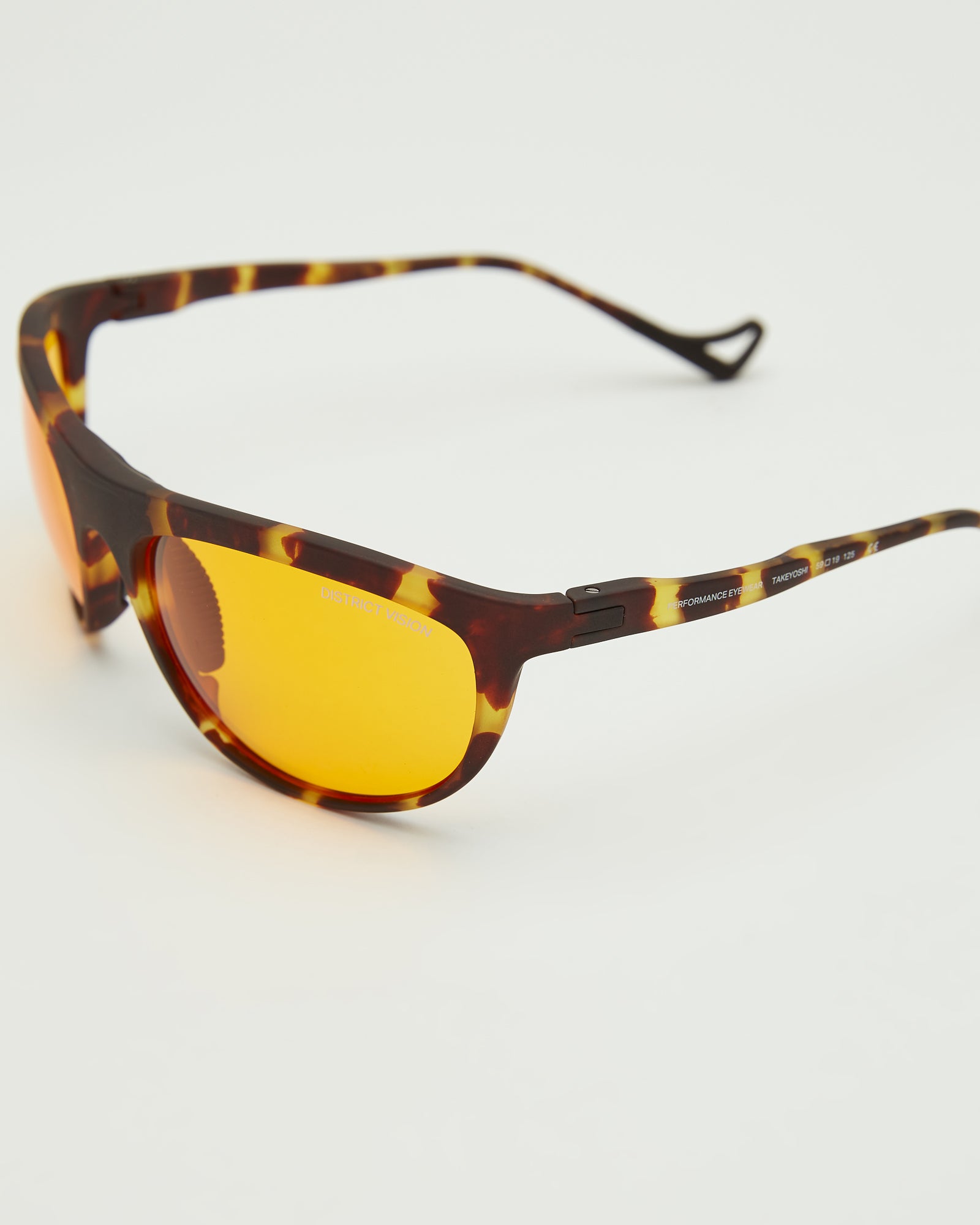Takeyoshi Altitude Master Sunglasses in Tortoise/Orange
