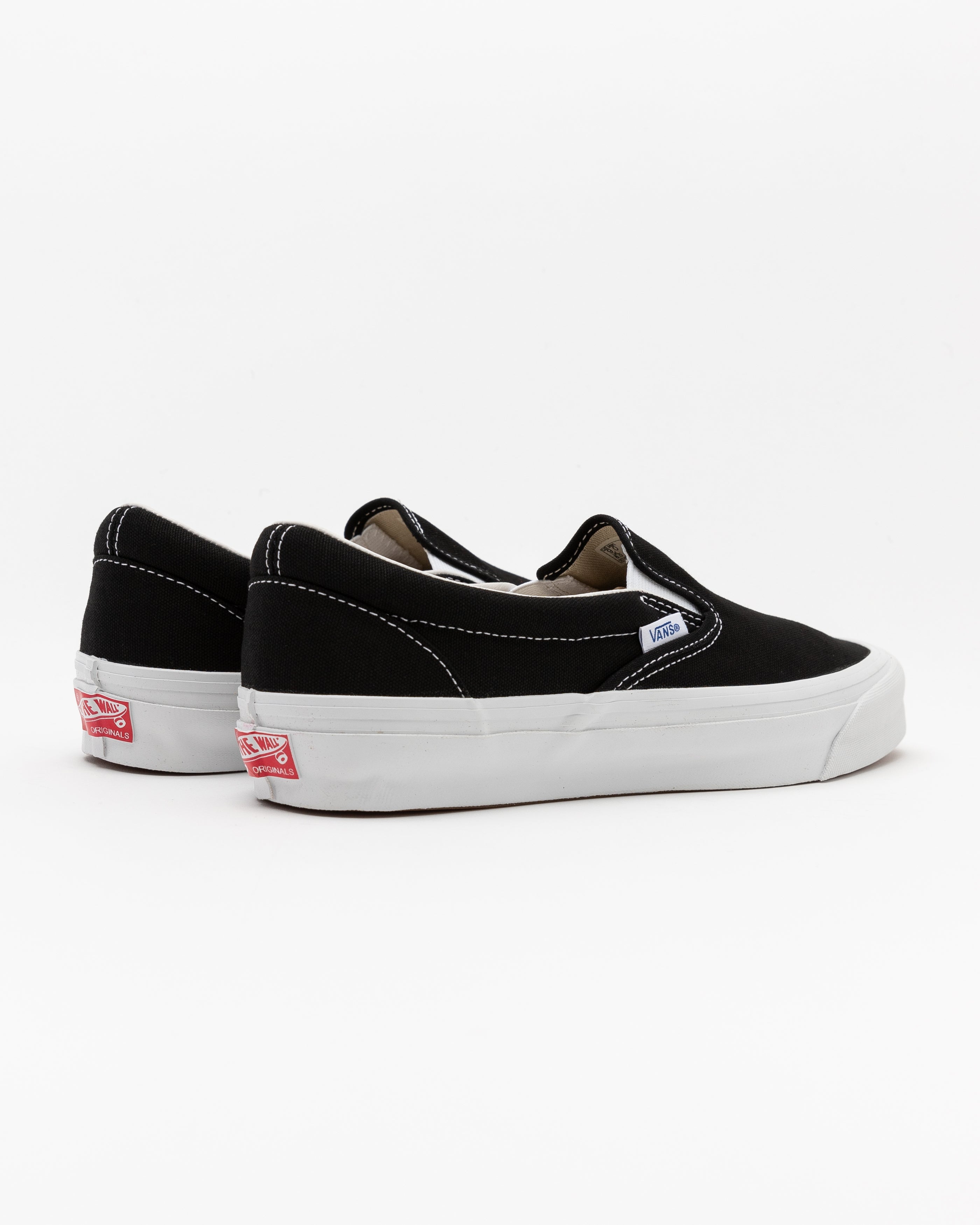 UA OG Classic Slip On Sneakers in Black White