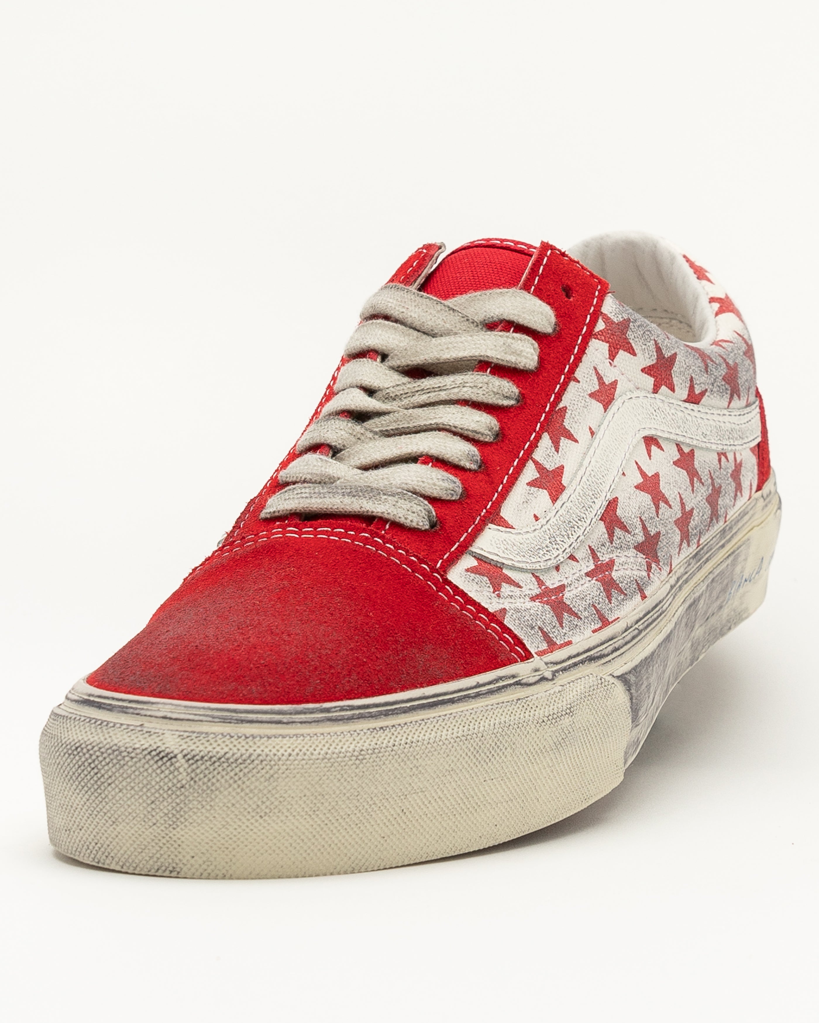 UA Old Skool VLT LX BIANCA CHANDON in Red and White