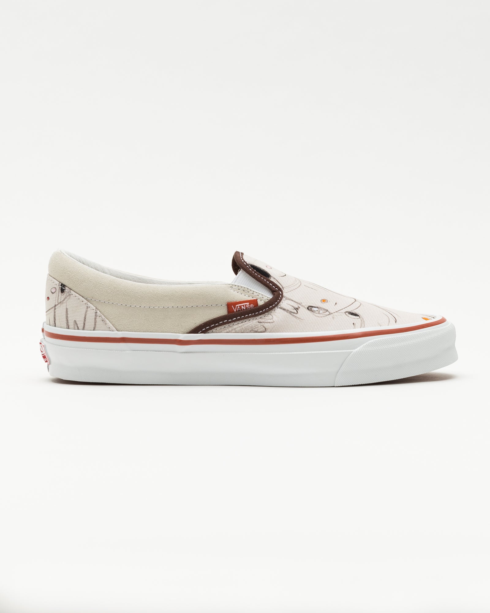 Vans Vans Vault x Javier Calleja UA OG Classic Slip-On LX in Off-White