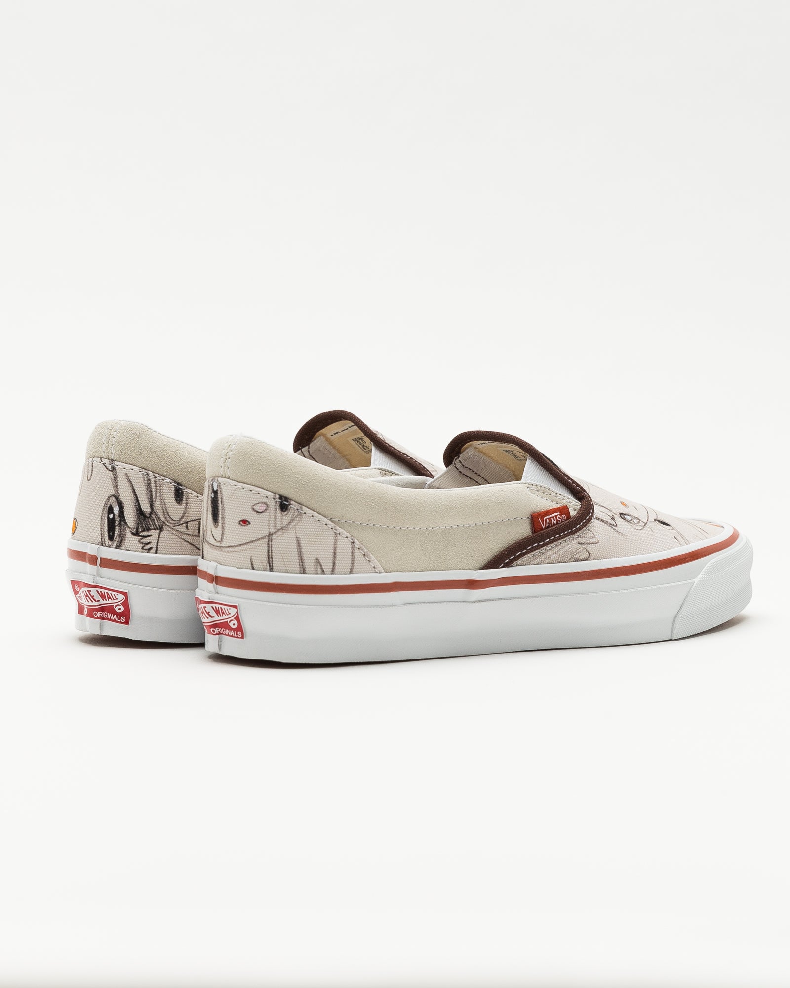 Vans Vans Vault x Javier Calleja UA OG Classic Slip-On LX in Off-White