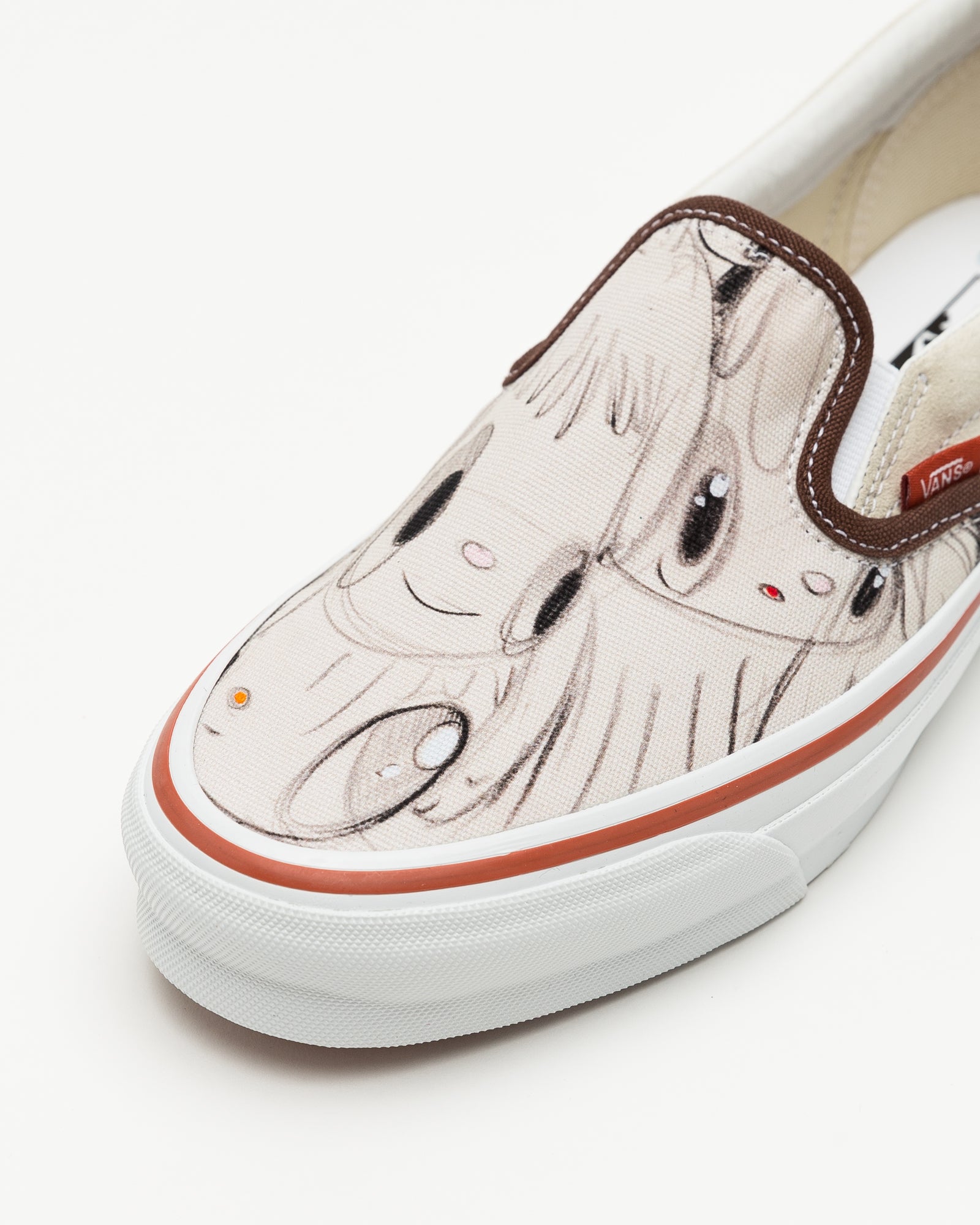 Vans Vans Vault x Javier Calleja UA OG Classic Slip-On LX in Off-White