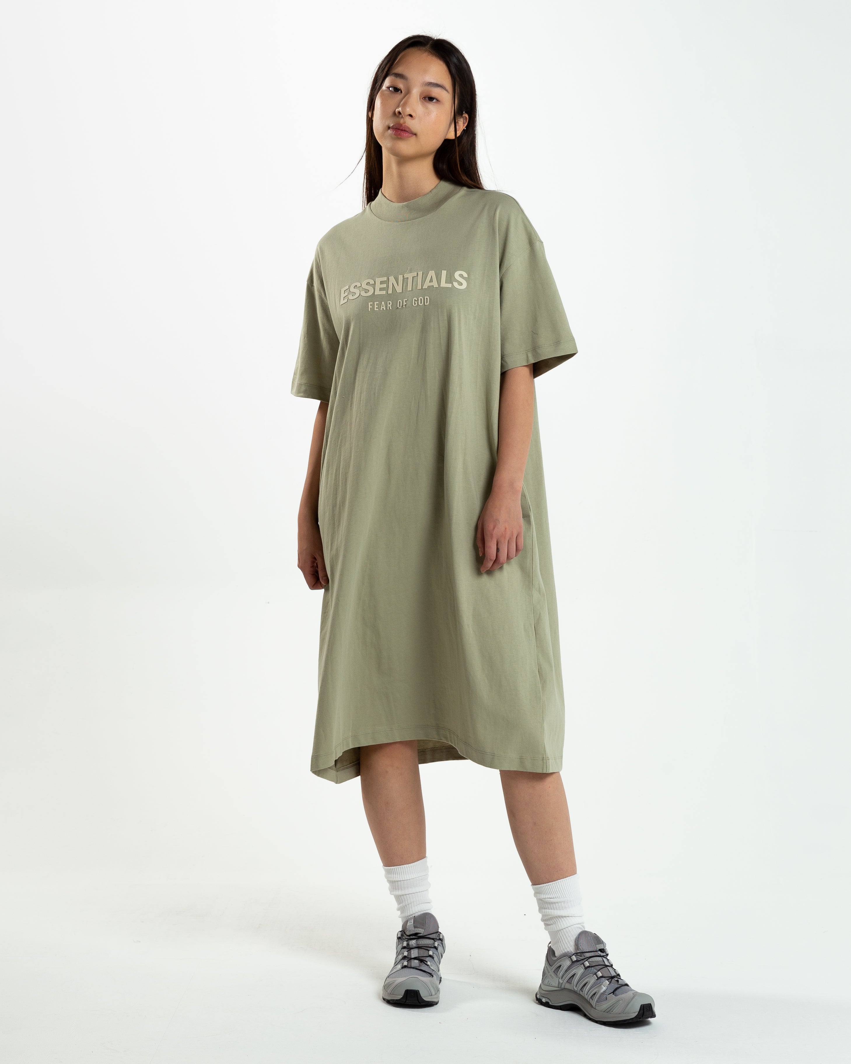 Women's T-Shirt Dress in Seafoam