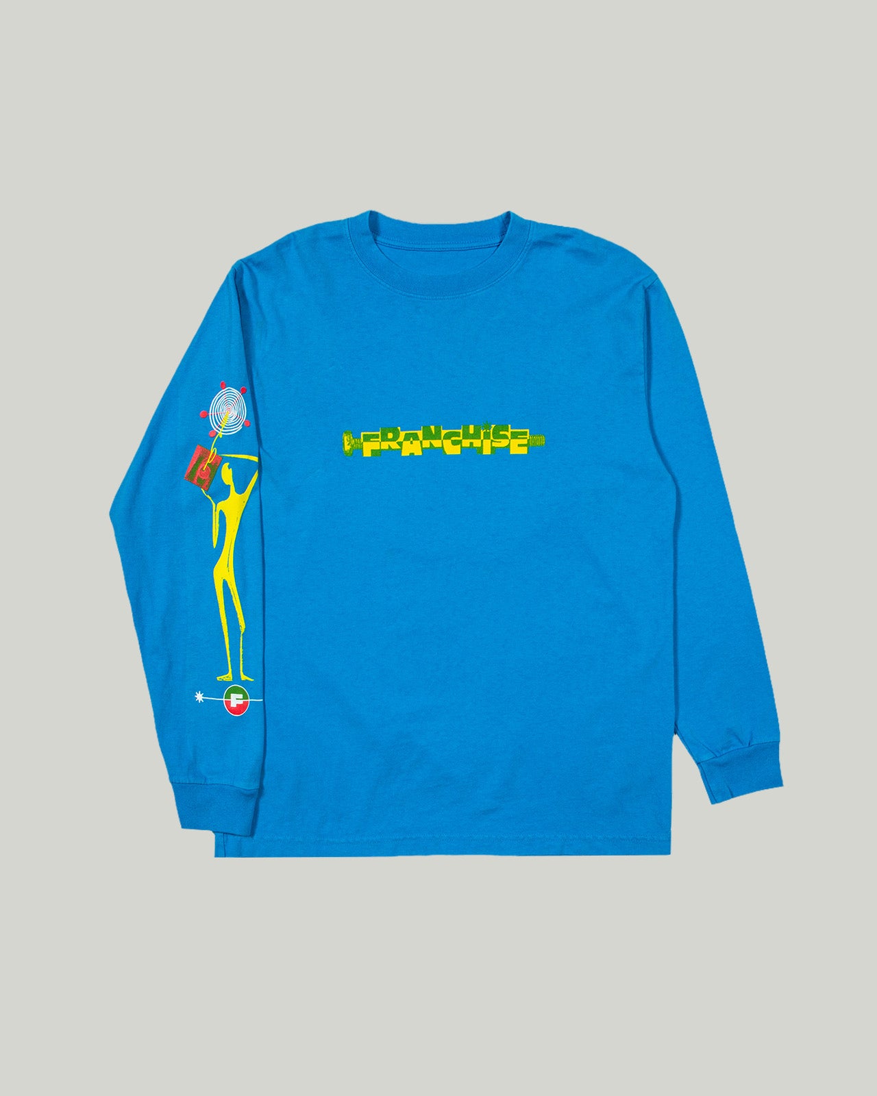 Within Yourself Long Sleeve T-Shirt in Electric Blue