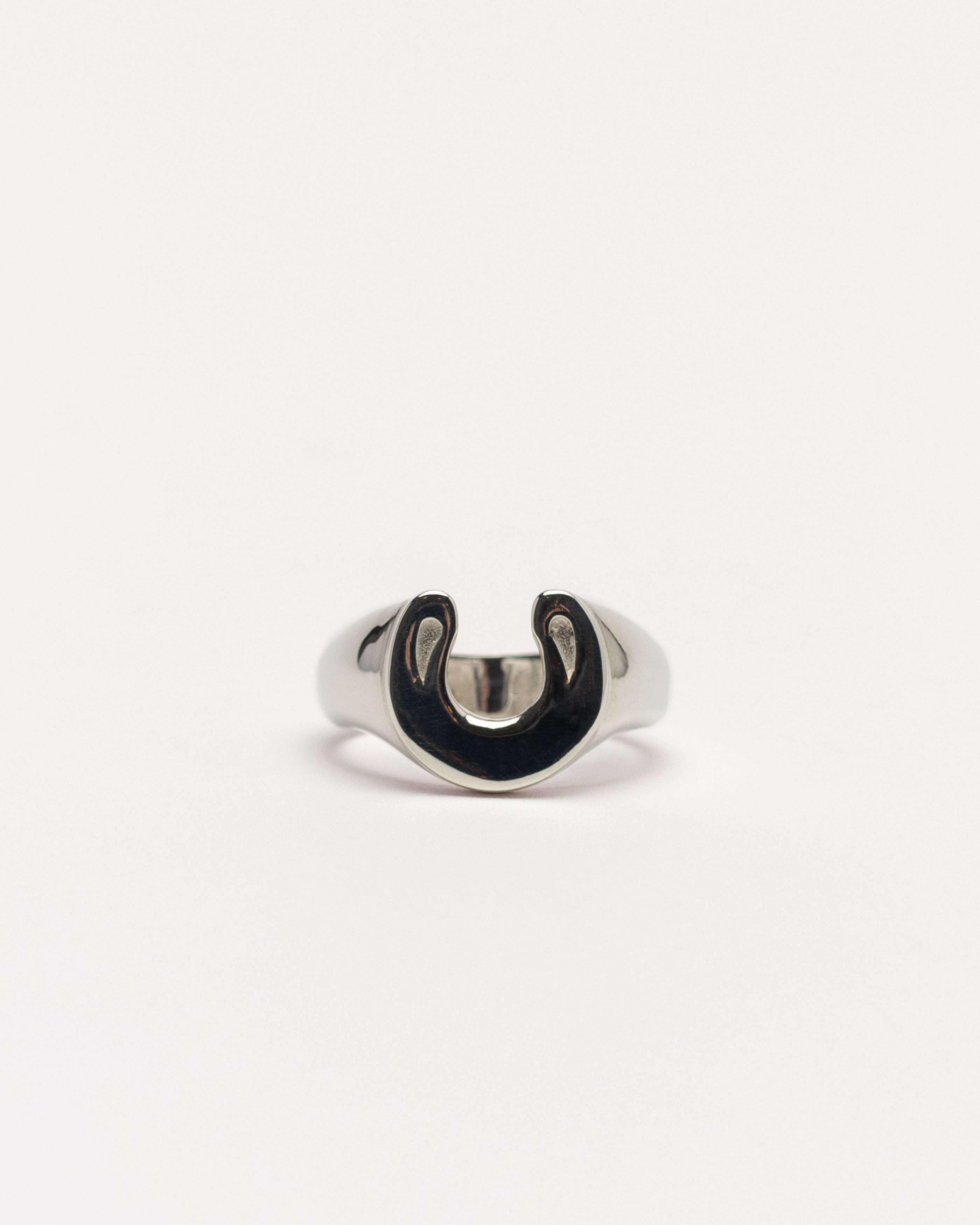 Horseshoe Ring in Silver